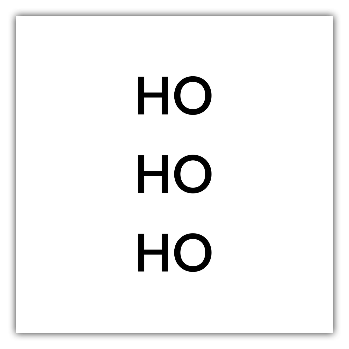 Poster Limited Edition: Ho Ho Ho #1