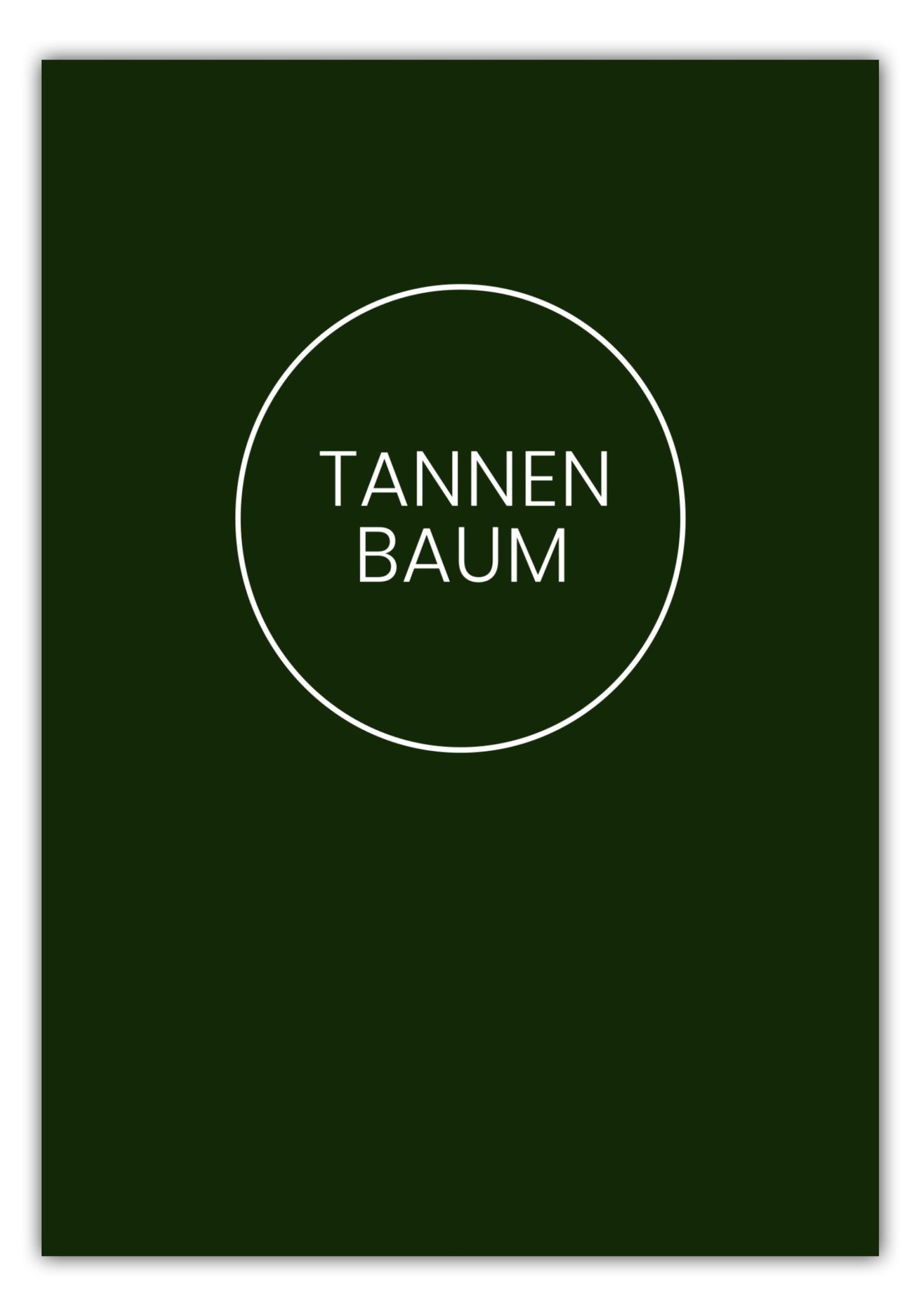 Poster Limited Edition: O Tannenbaum