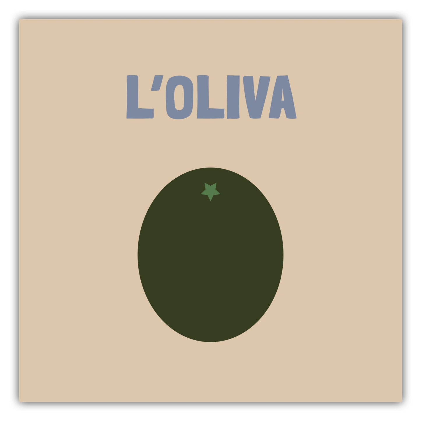 Poster LOliva - Olive - La Dolce Vita Collection