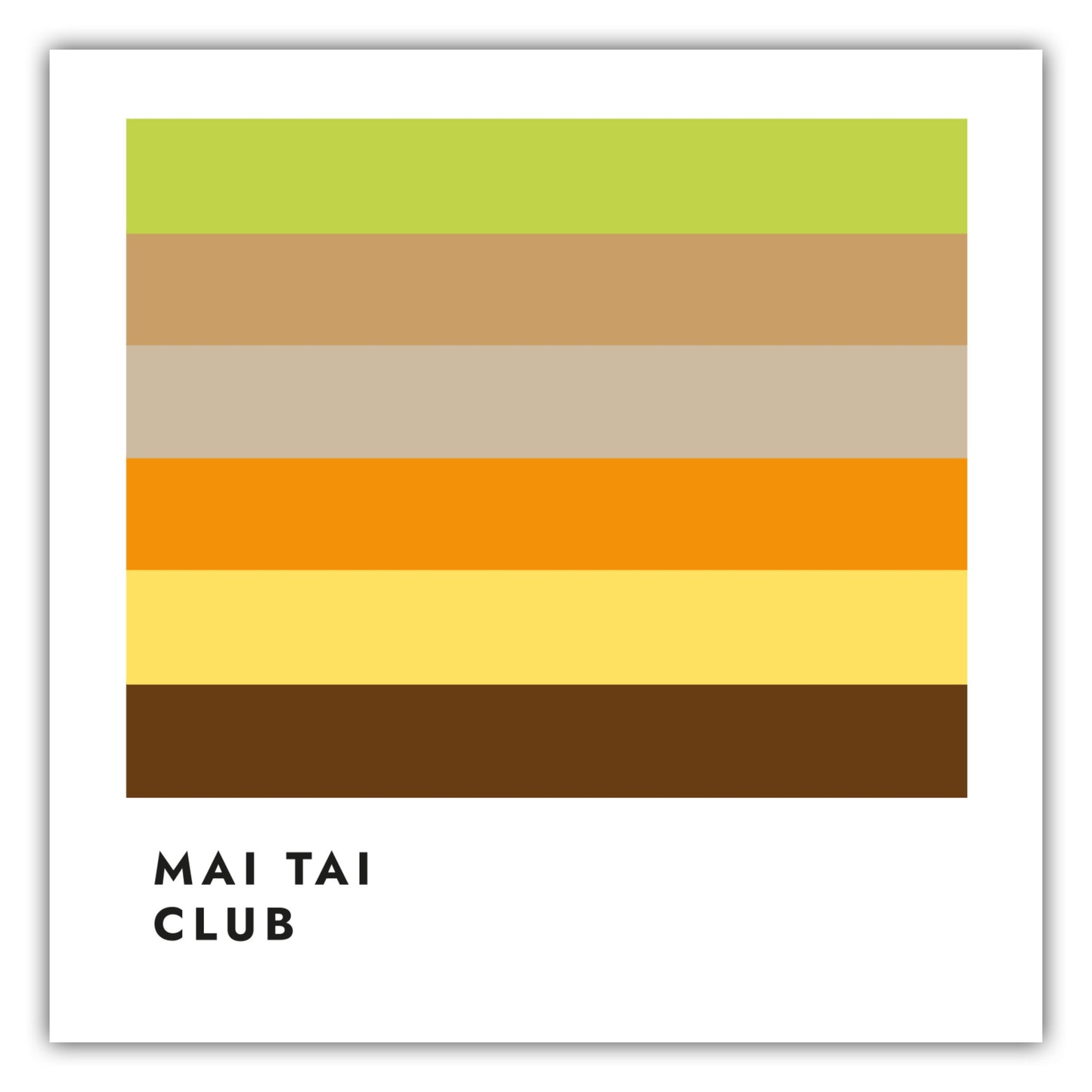 Poster Mai Tai Club