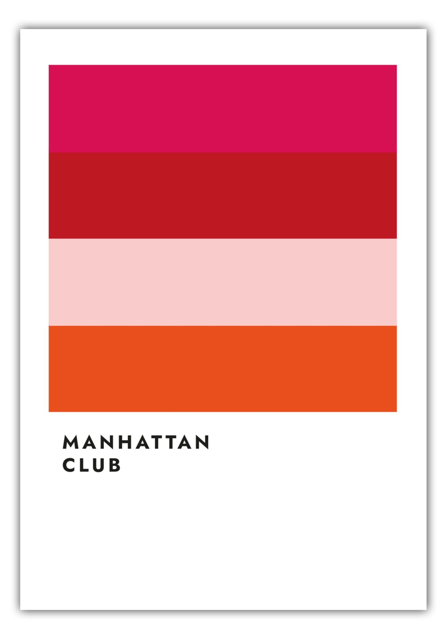 Poster Manhattan Club