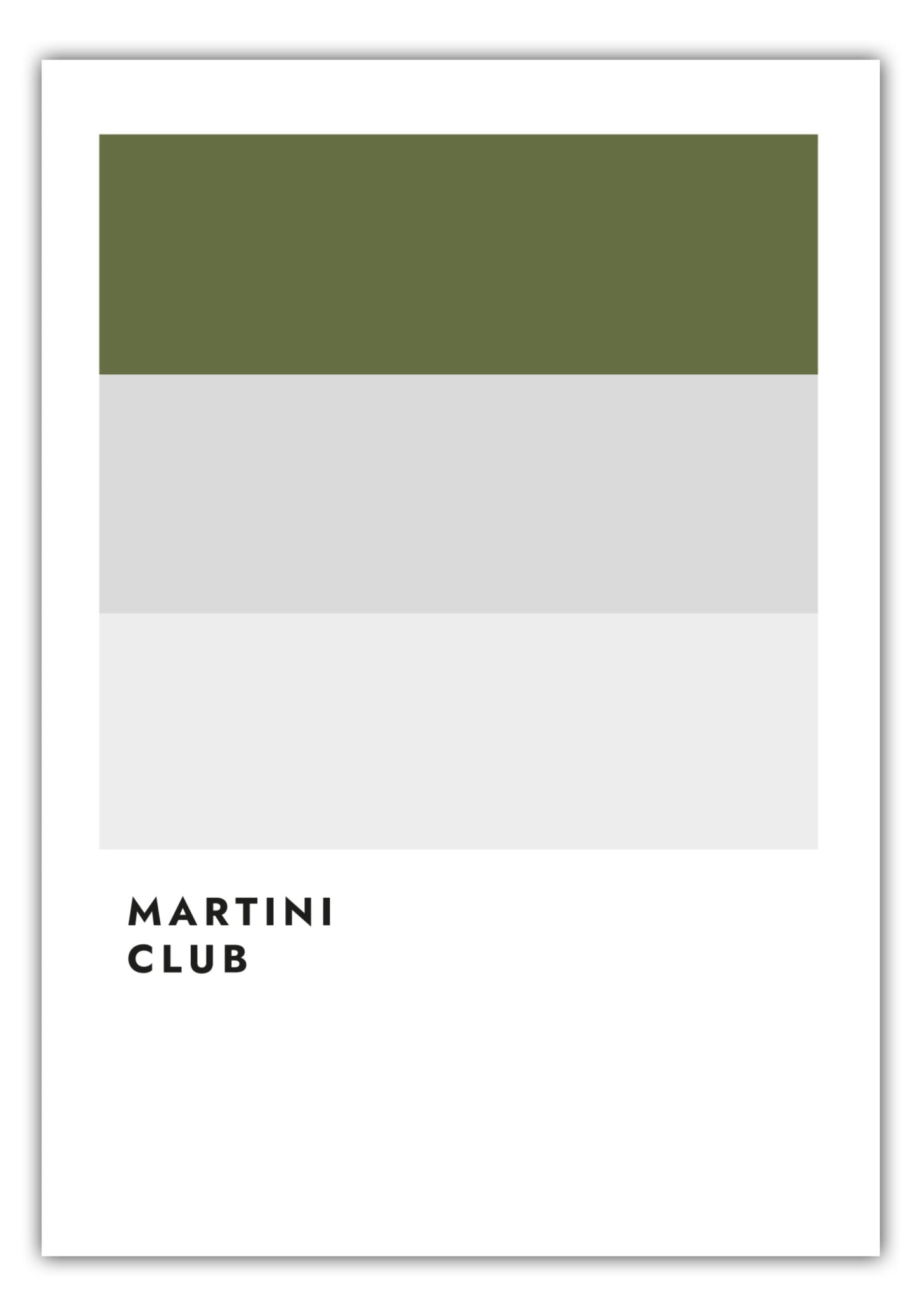 Poster Martini Club