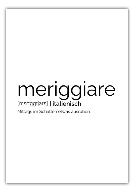 Poster Merrigiare