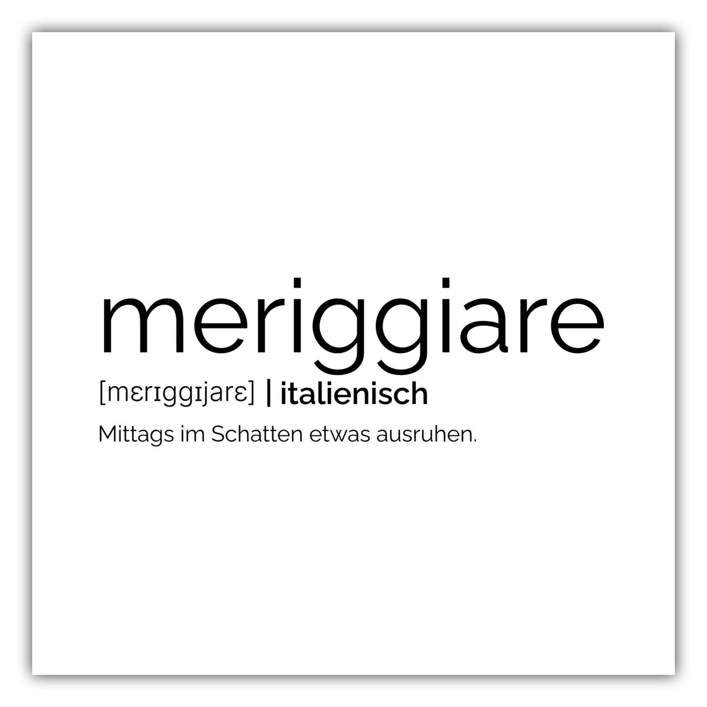 Poster Merrigiare