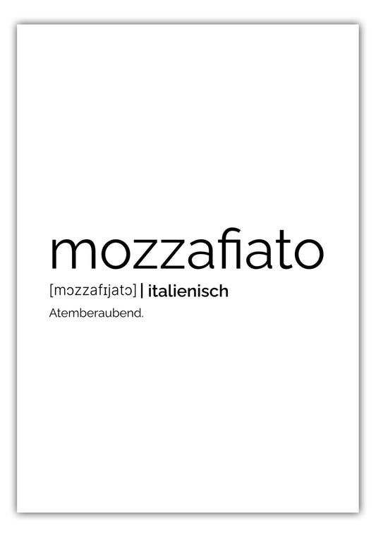 Poster Mozzafiato