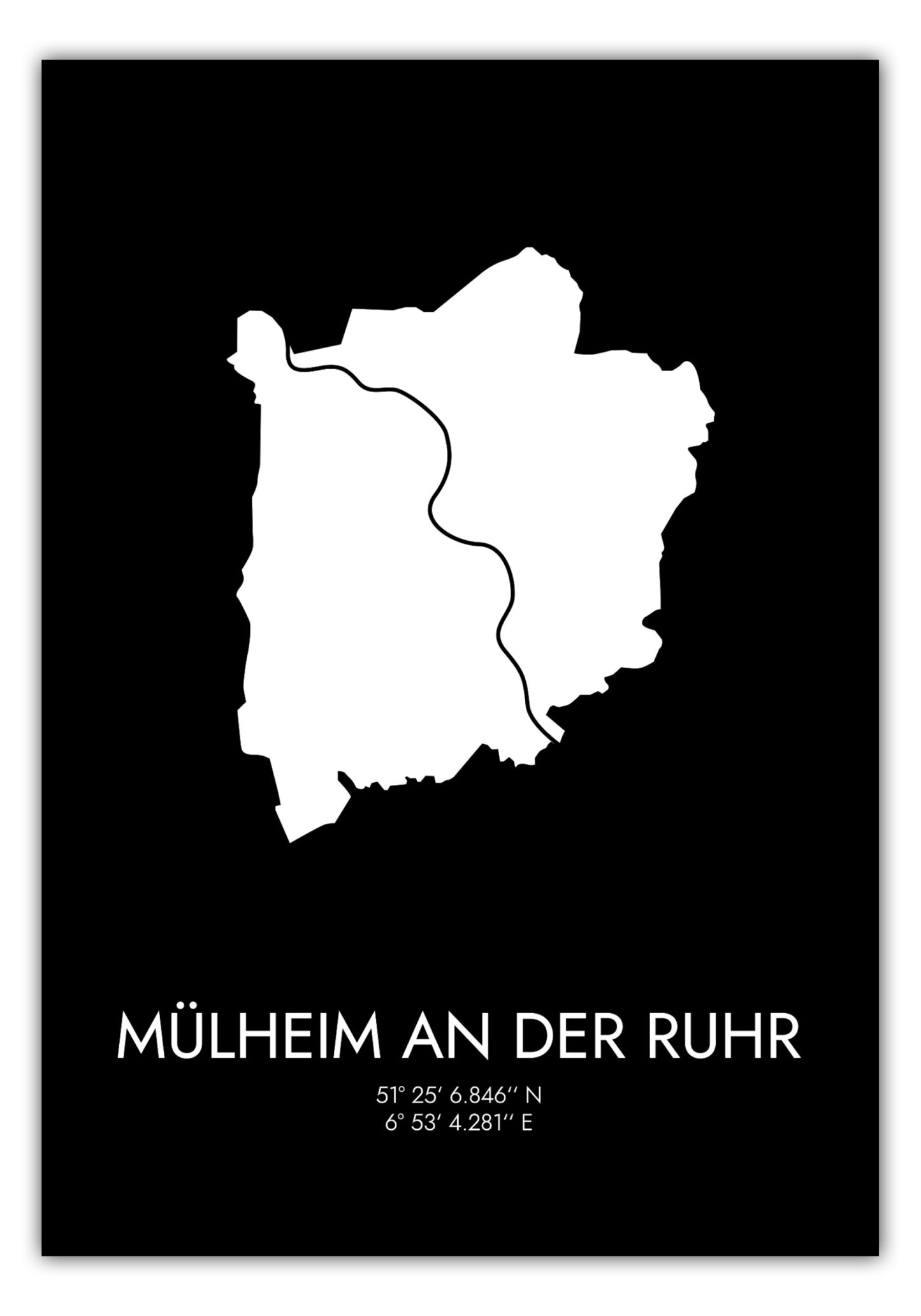 Poster Mülheim Koordinaten #3