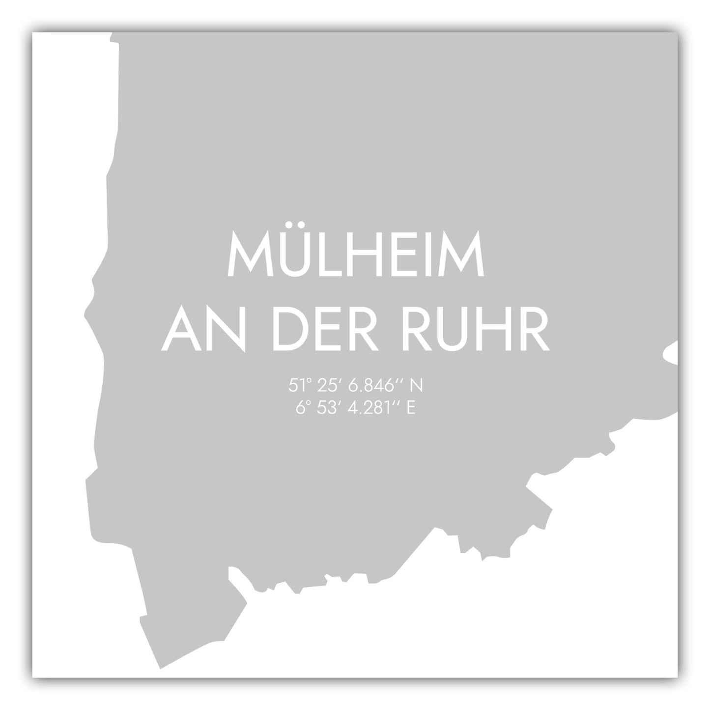 Poster Mülheim Koordinaten #5