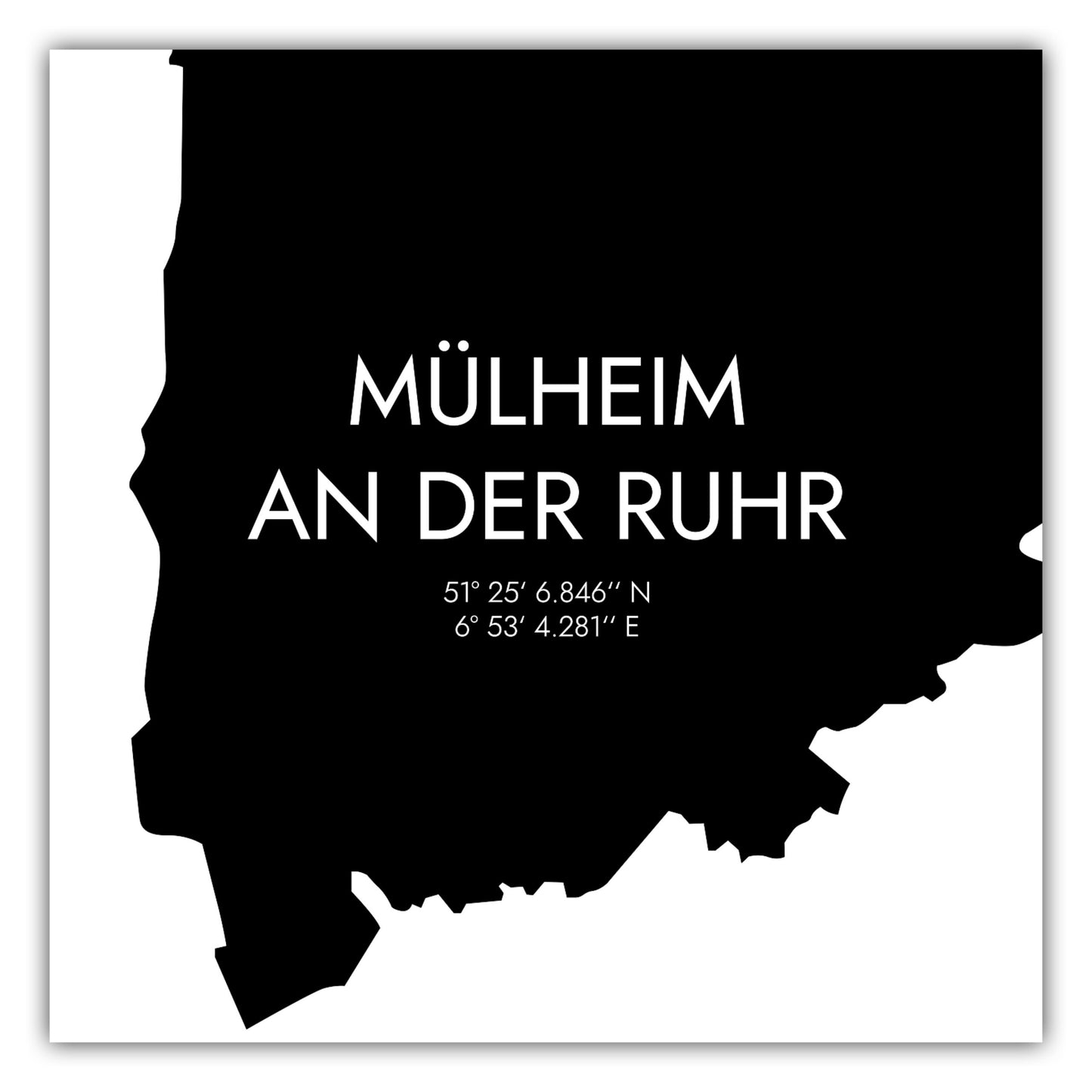 Poster Mülheim Koordinaten #5