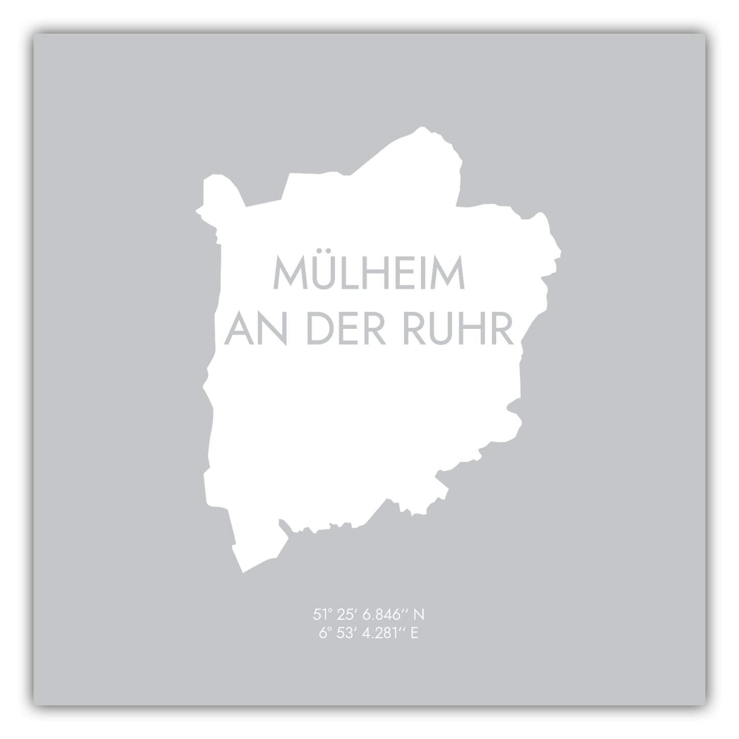 Poster Mülheim Koordinaten #6