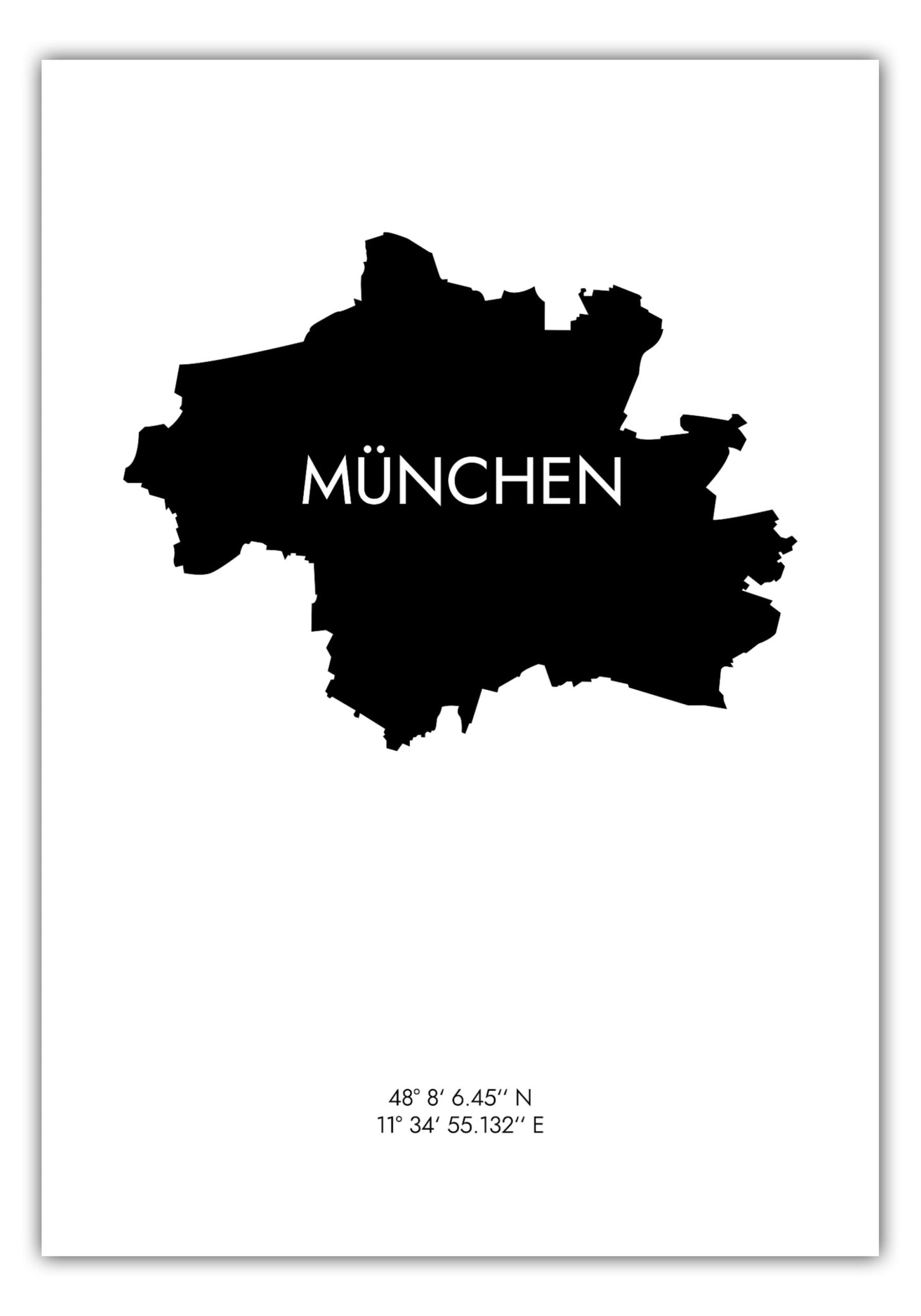 Poster München Koordinaten #6
