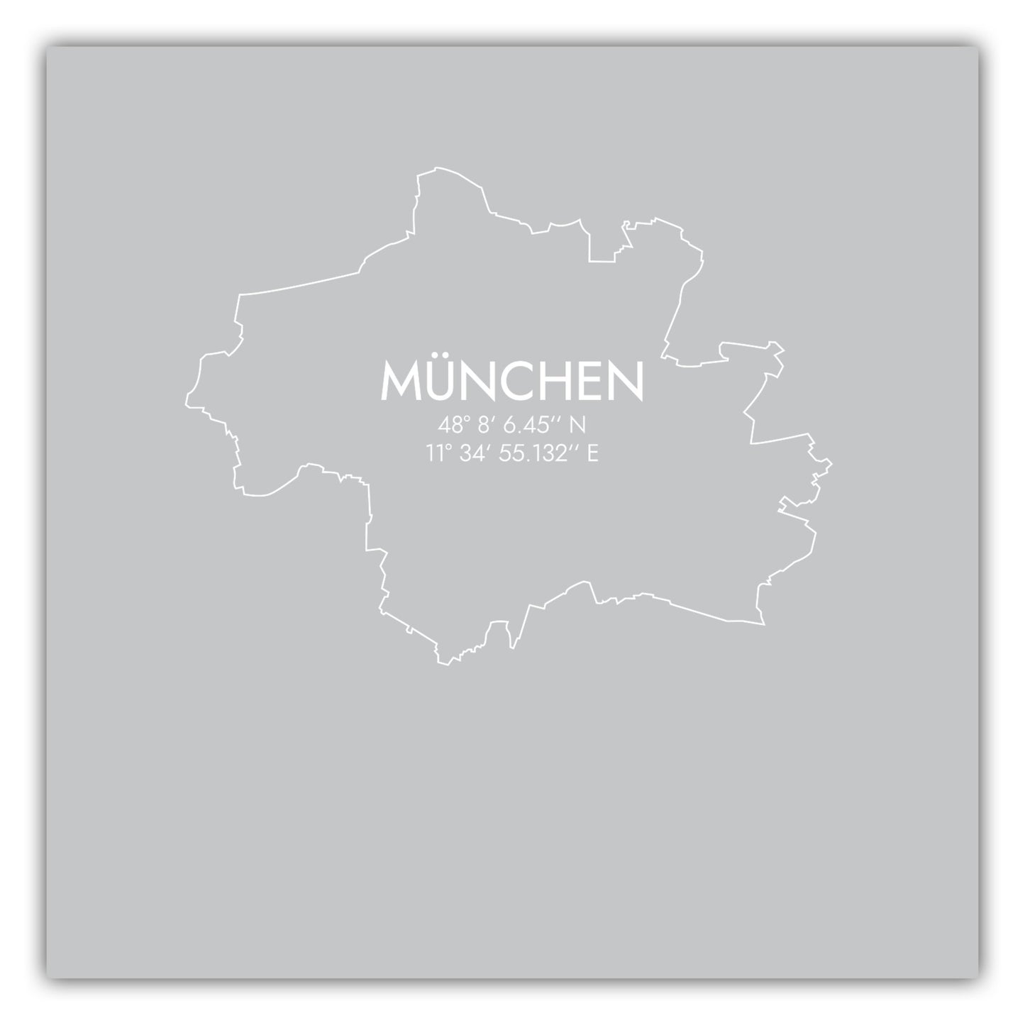 Poster München Koordinaten #7
