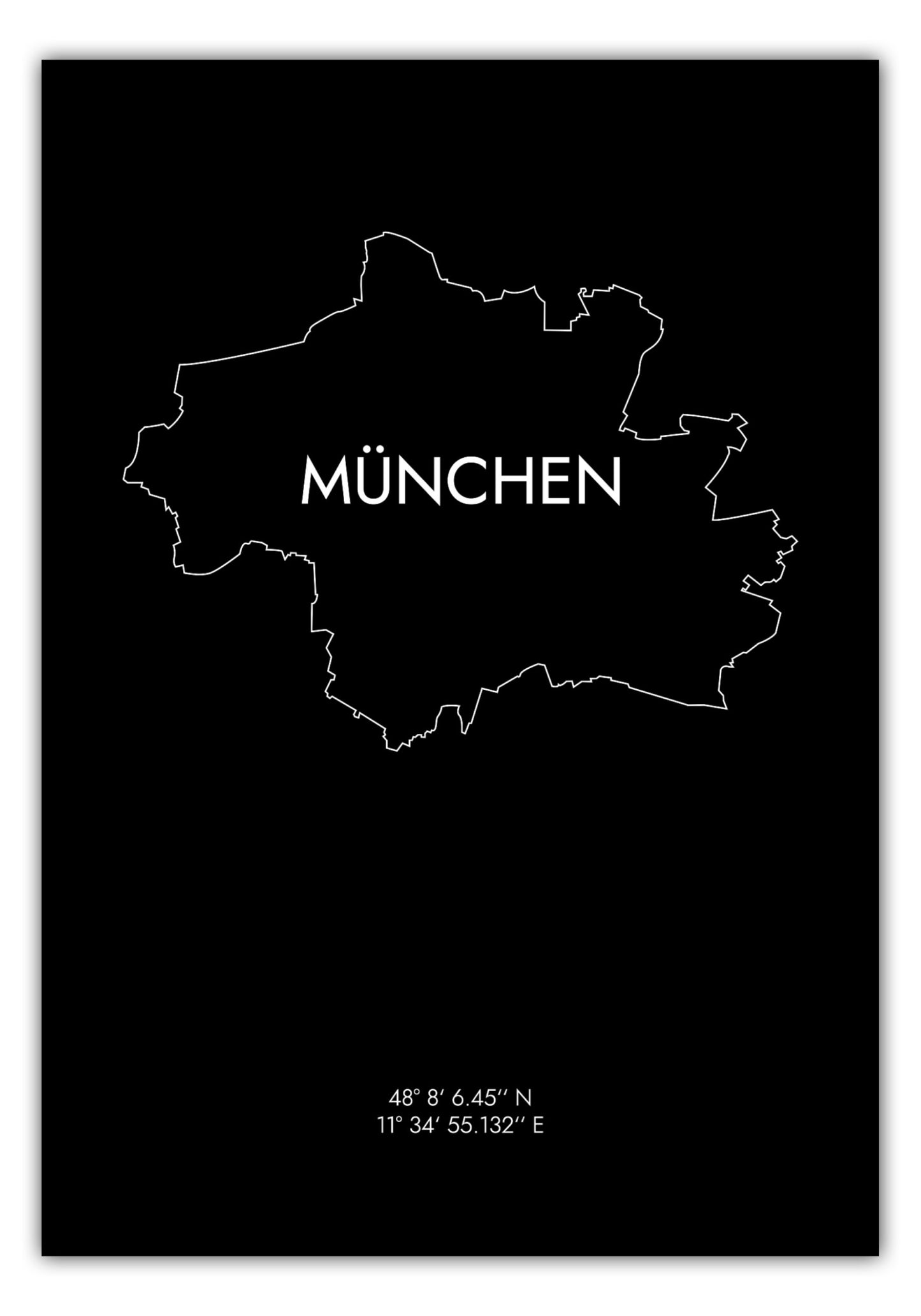 Poster München Koordinaten #8