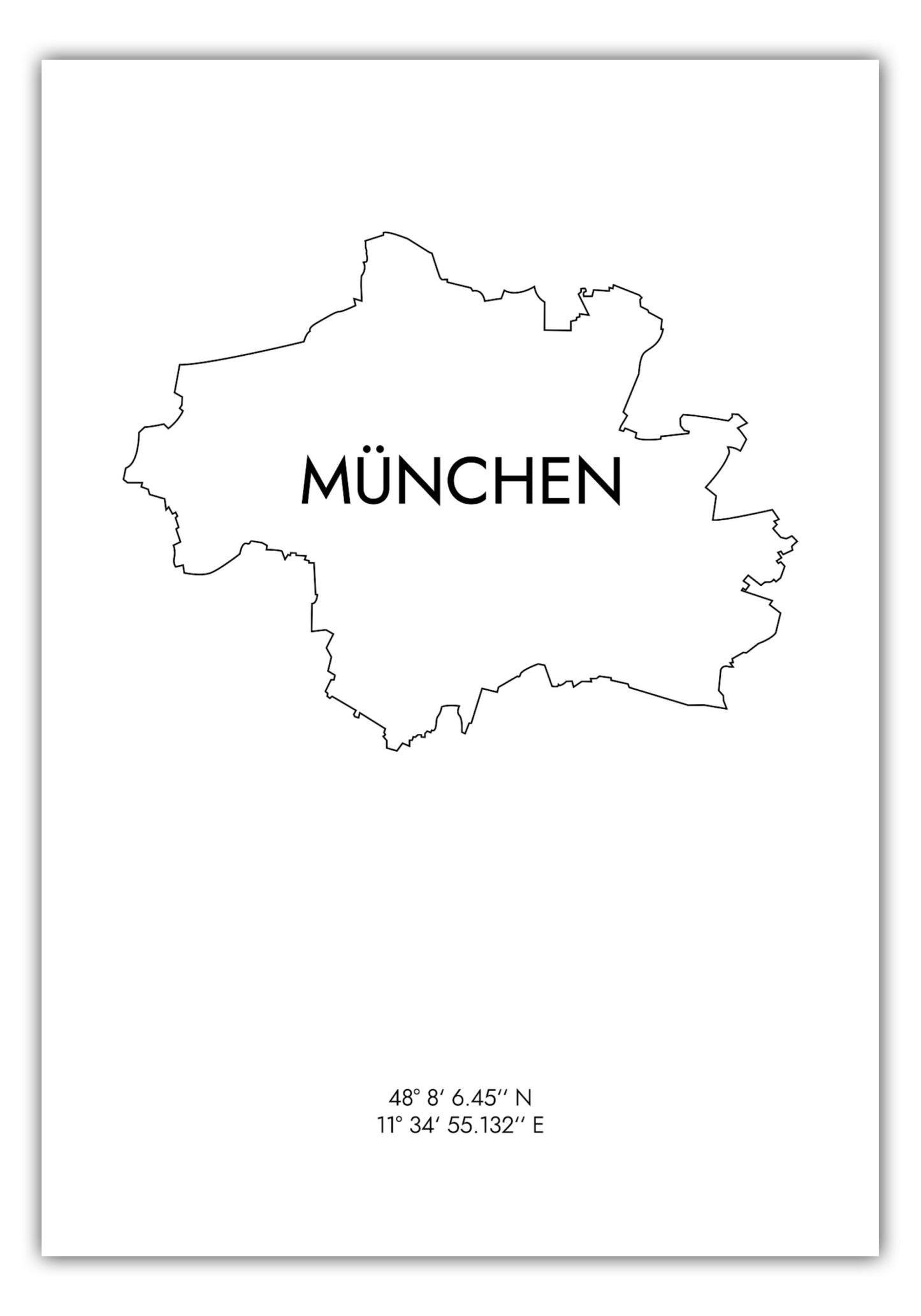 Poster München Koordinaten #8