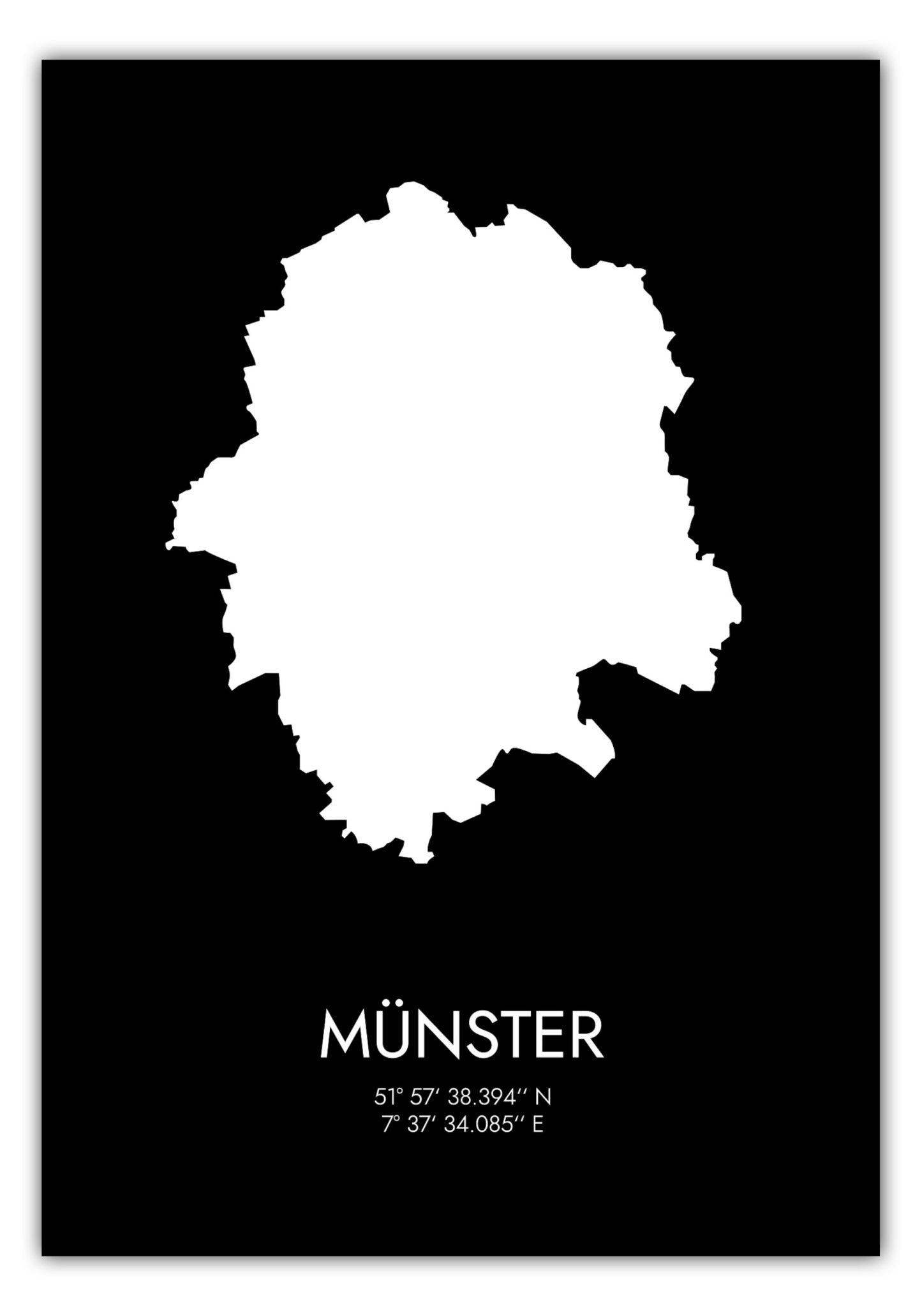 Poster Münster Koordinaten #3