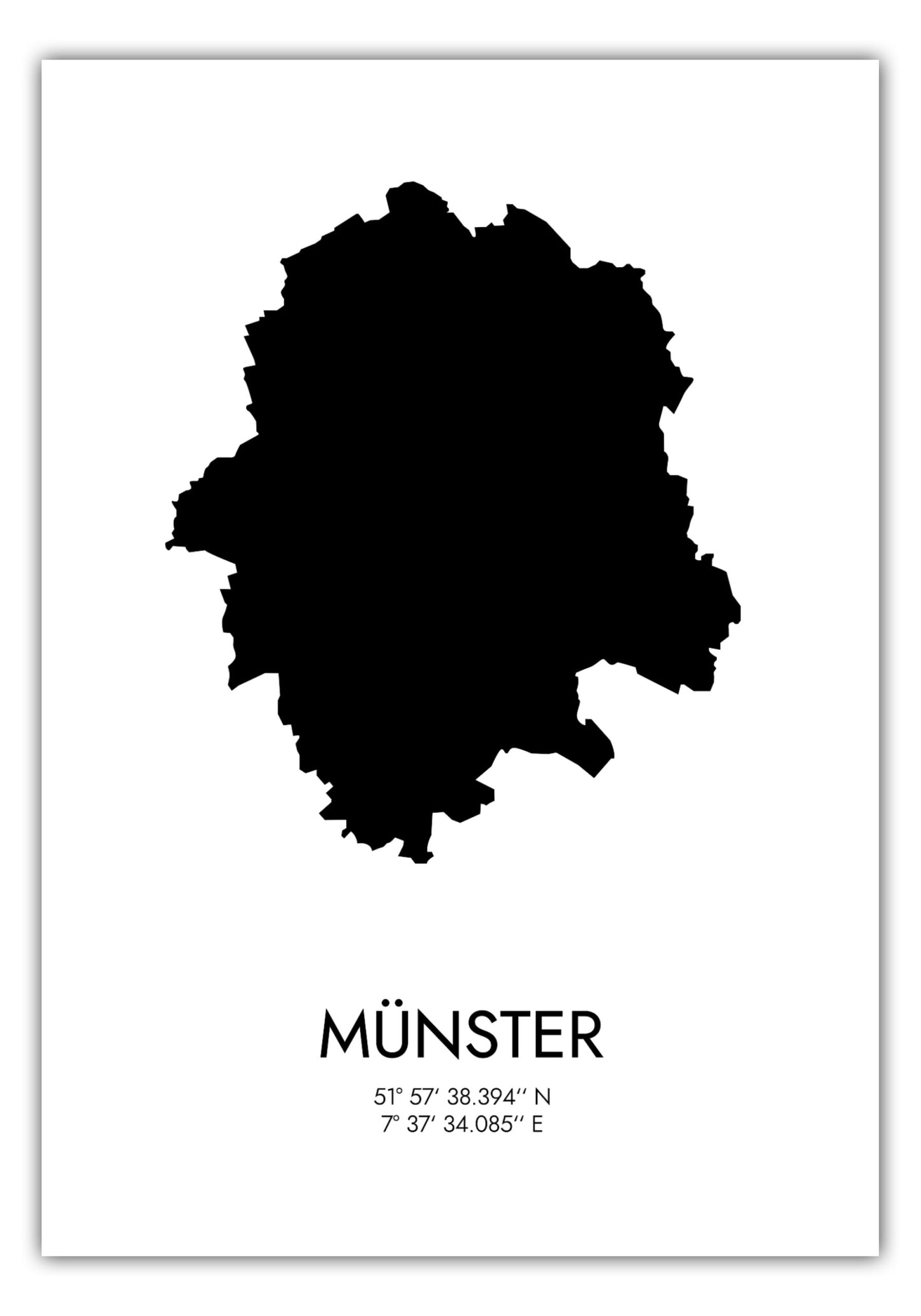 Poster Münster Koordinaten #3