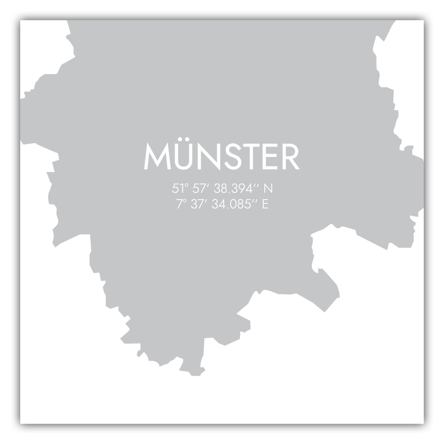 Poster Münster Koordinaten #5