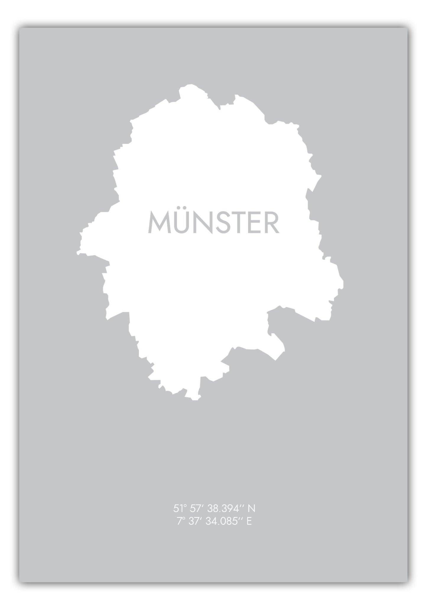 Poster Münster Koordinaten #6