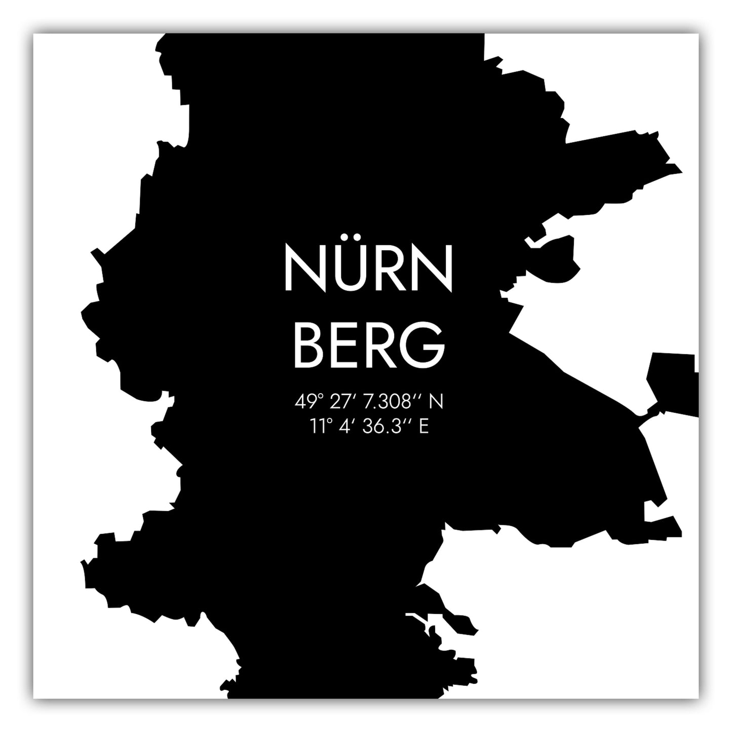 Poster Nürnberg Koordinaten #5