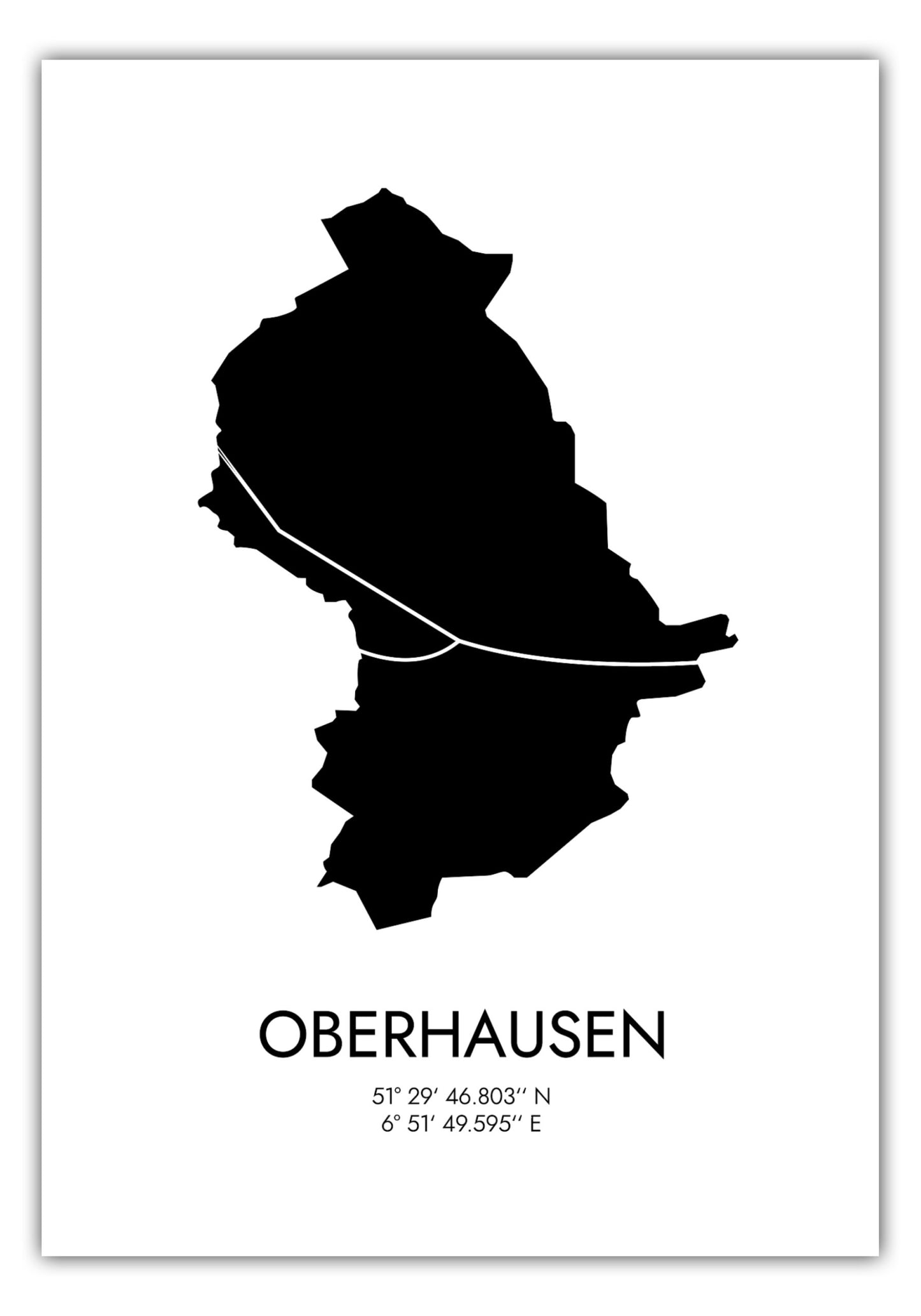 Poster Oberhausen Koordinaten #3