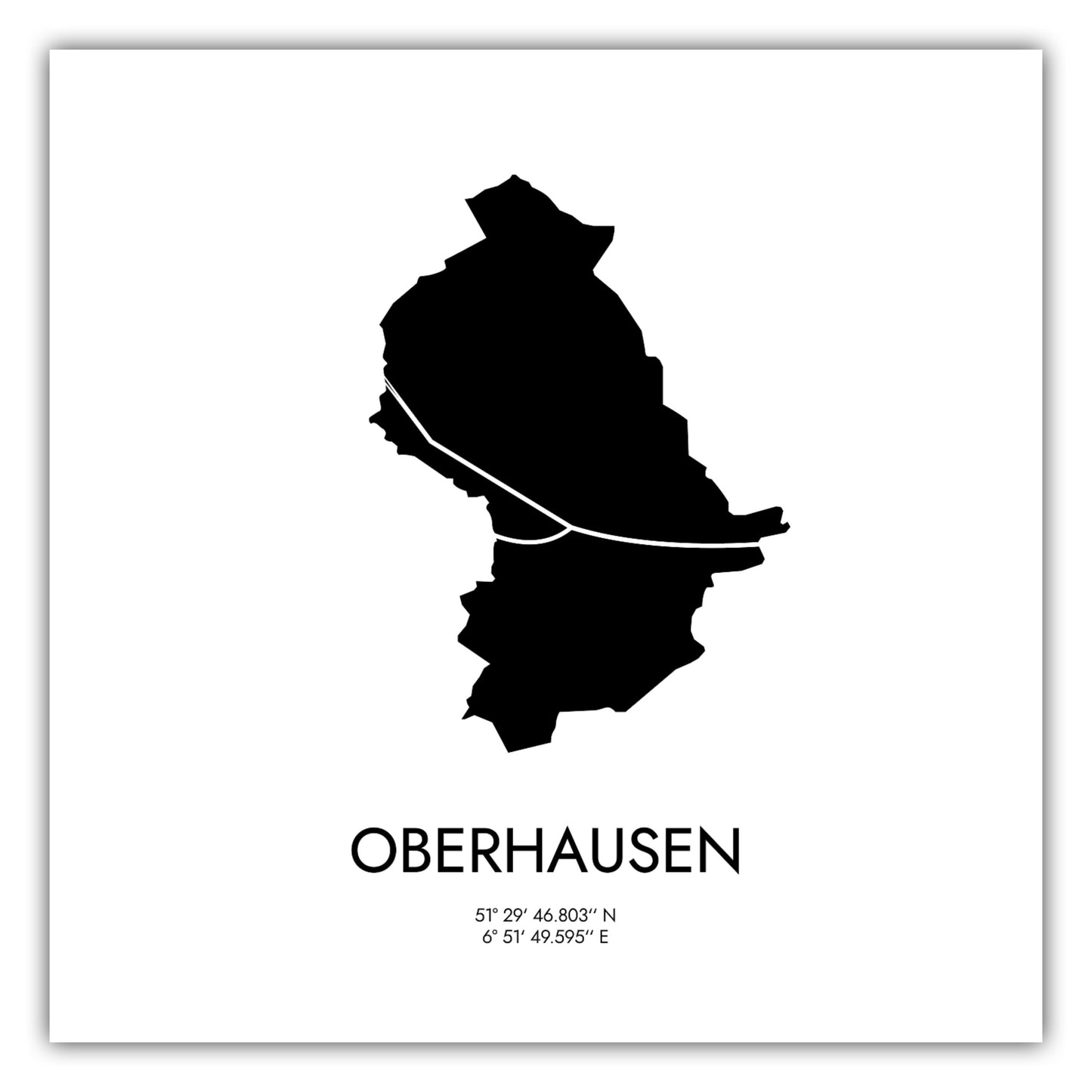 Poster Oberhausen Koordinaten #3
