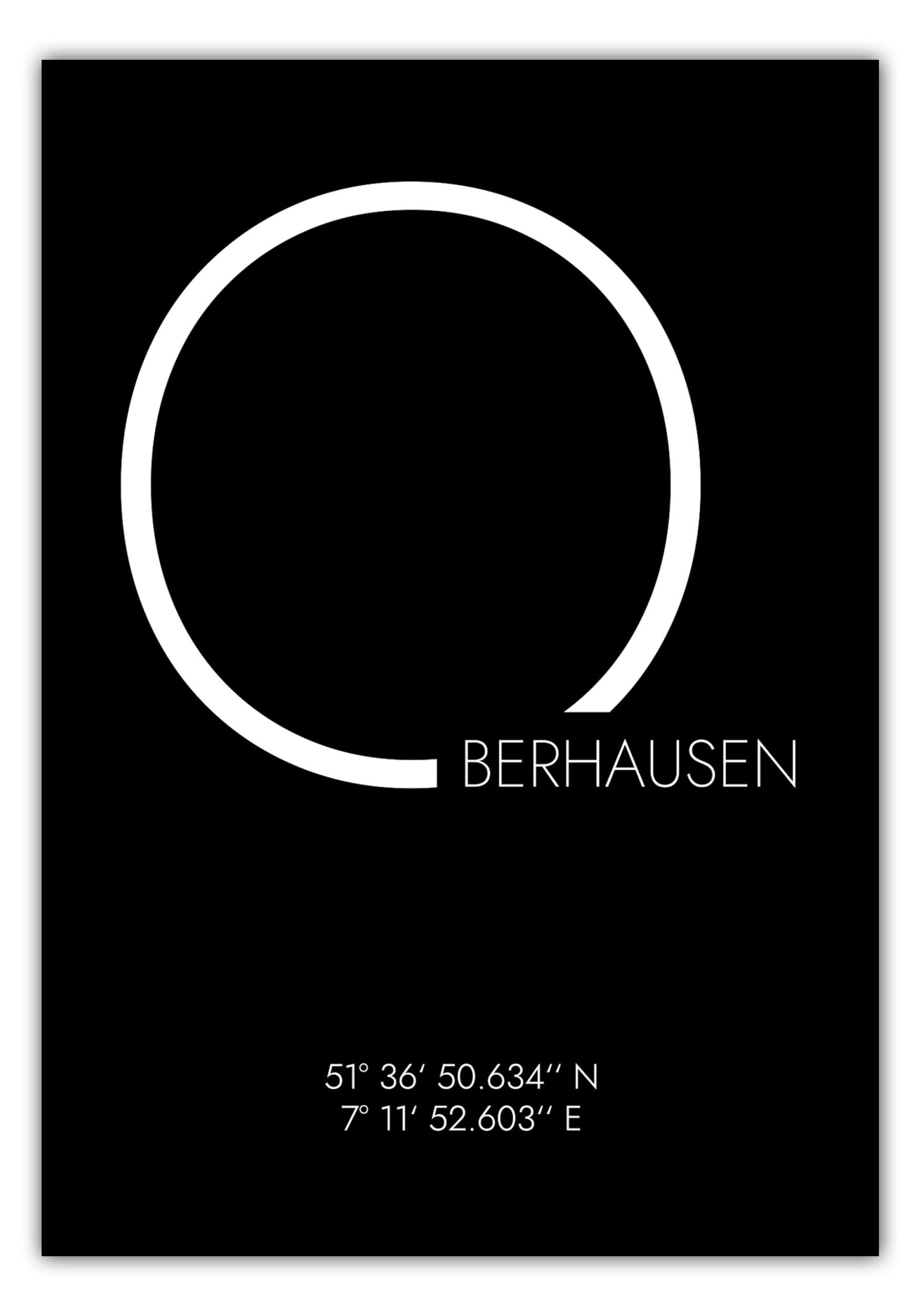 Poster Oberhausen Koordinaten #4