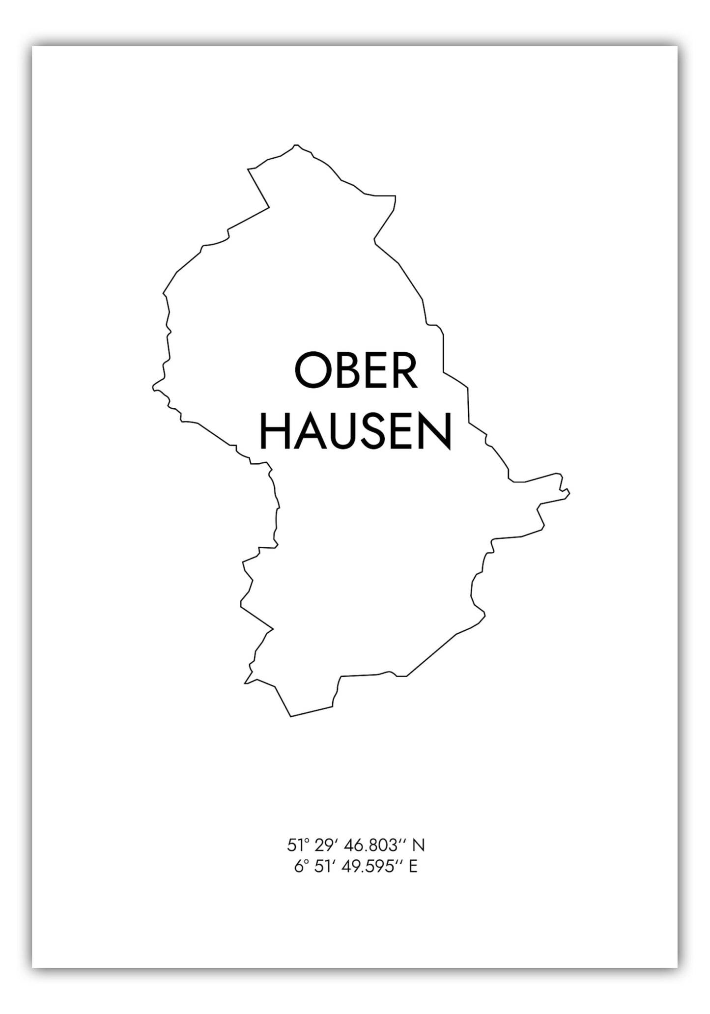Poster Oberhausen Koordinaten #8