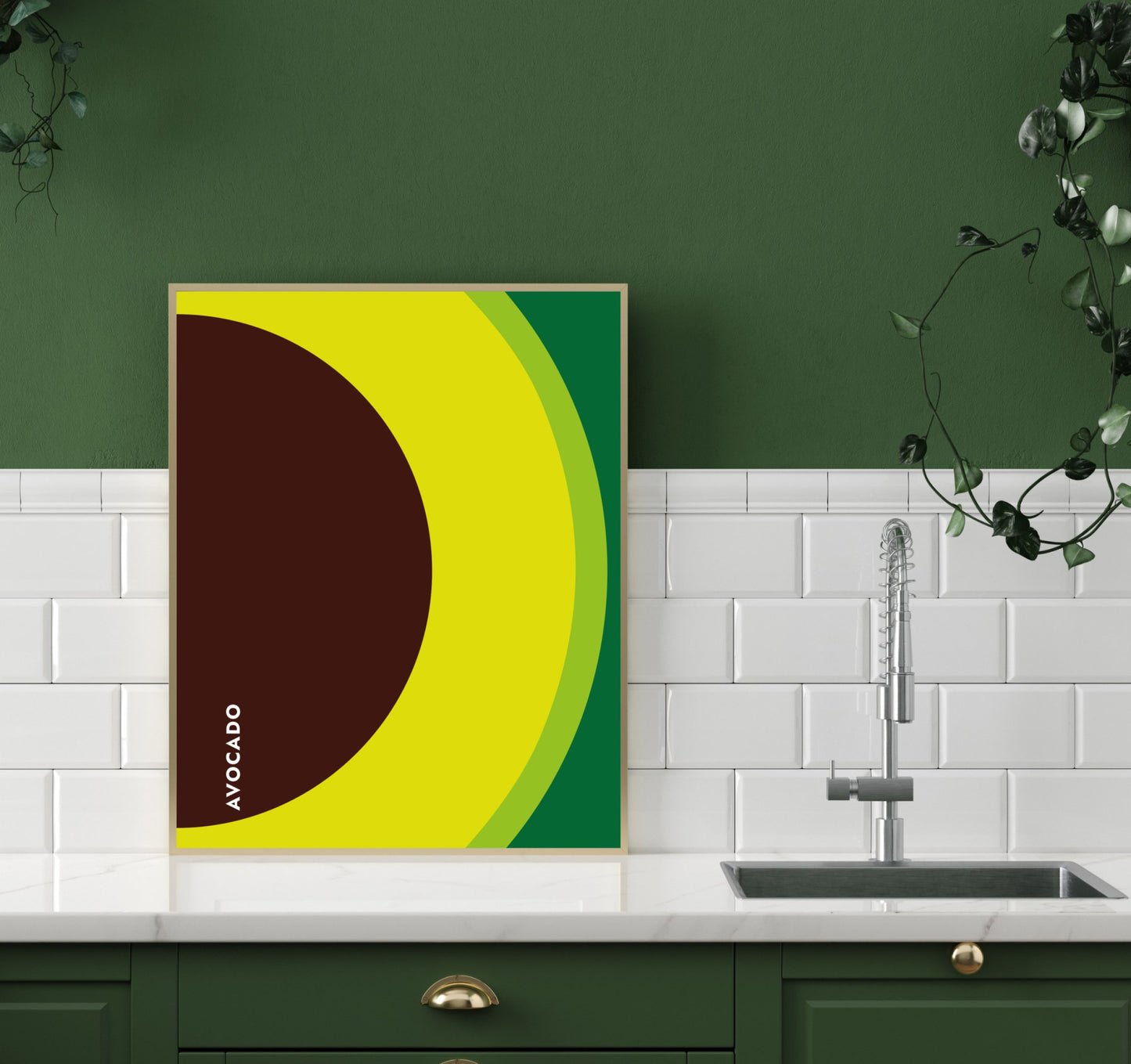 Poster Obst & Gemüse - Avocado