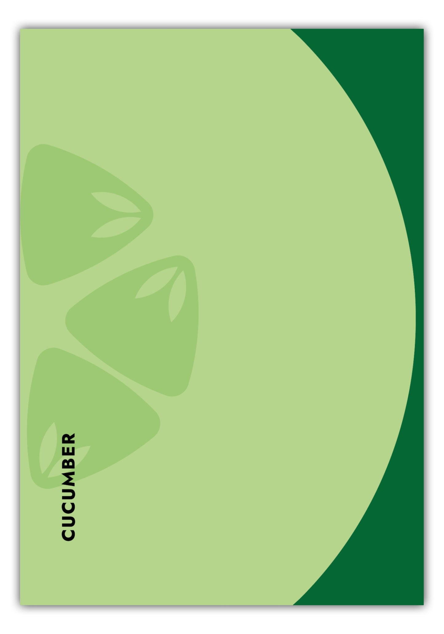 Poster Obst & Gemüse - Cucumber