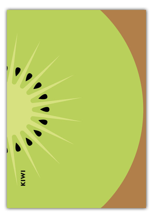 Poster Obst & Gemüse - Kiwi