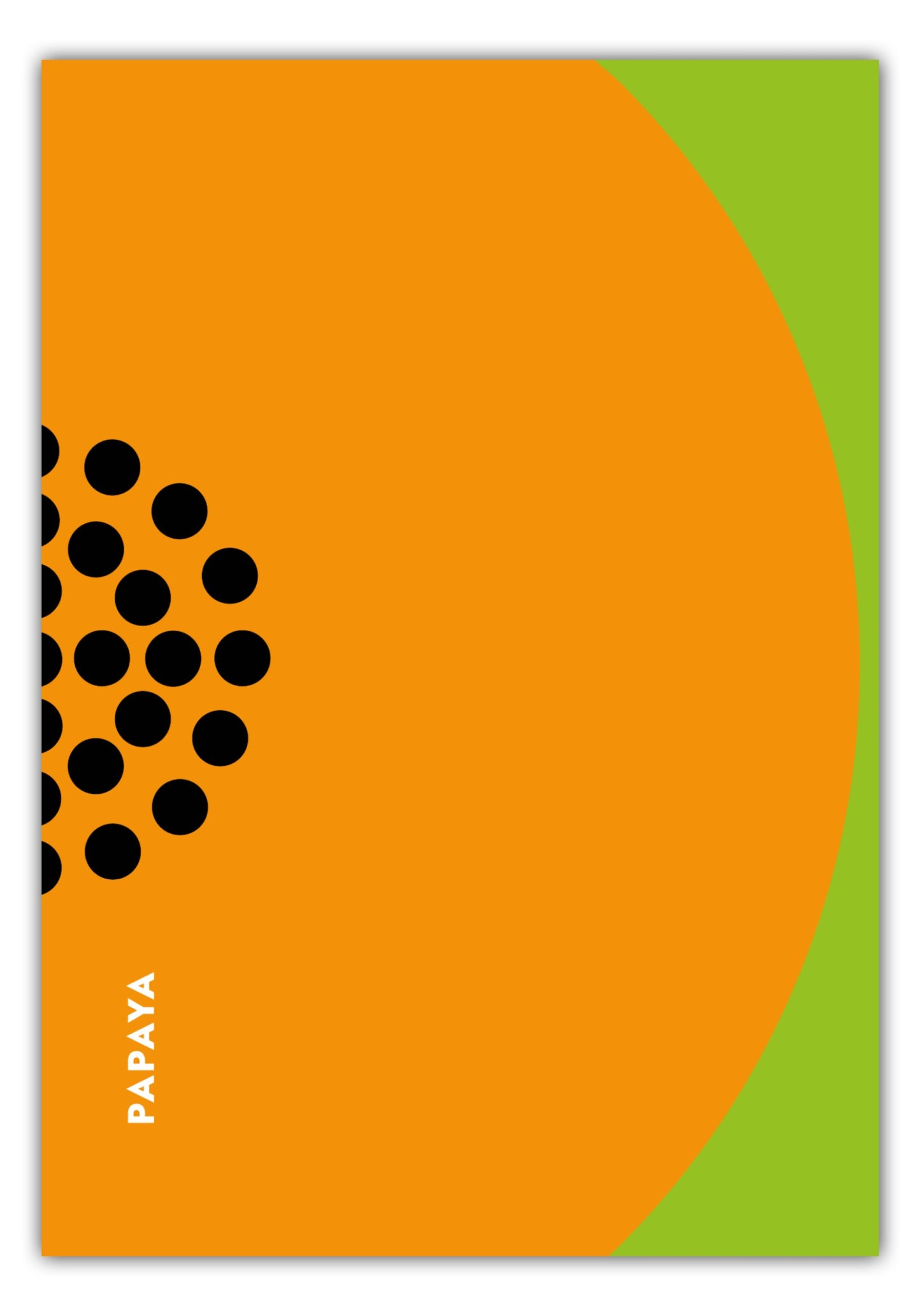 Poster Obst & Gemüse - Papaya