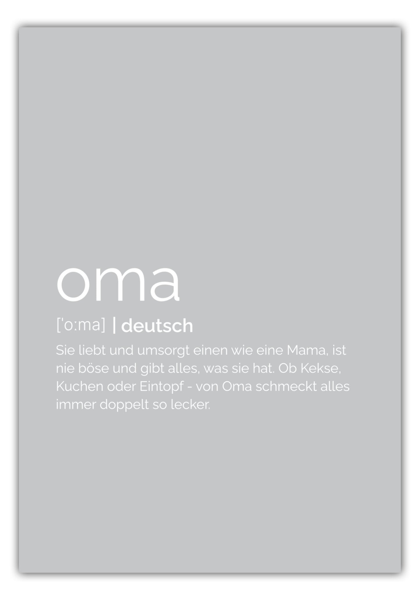 Poster Oma