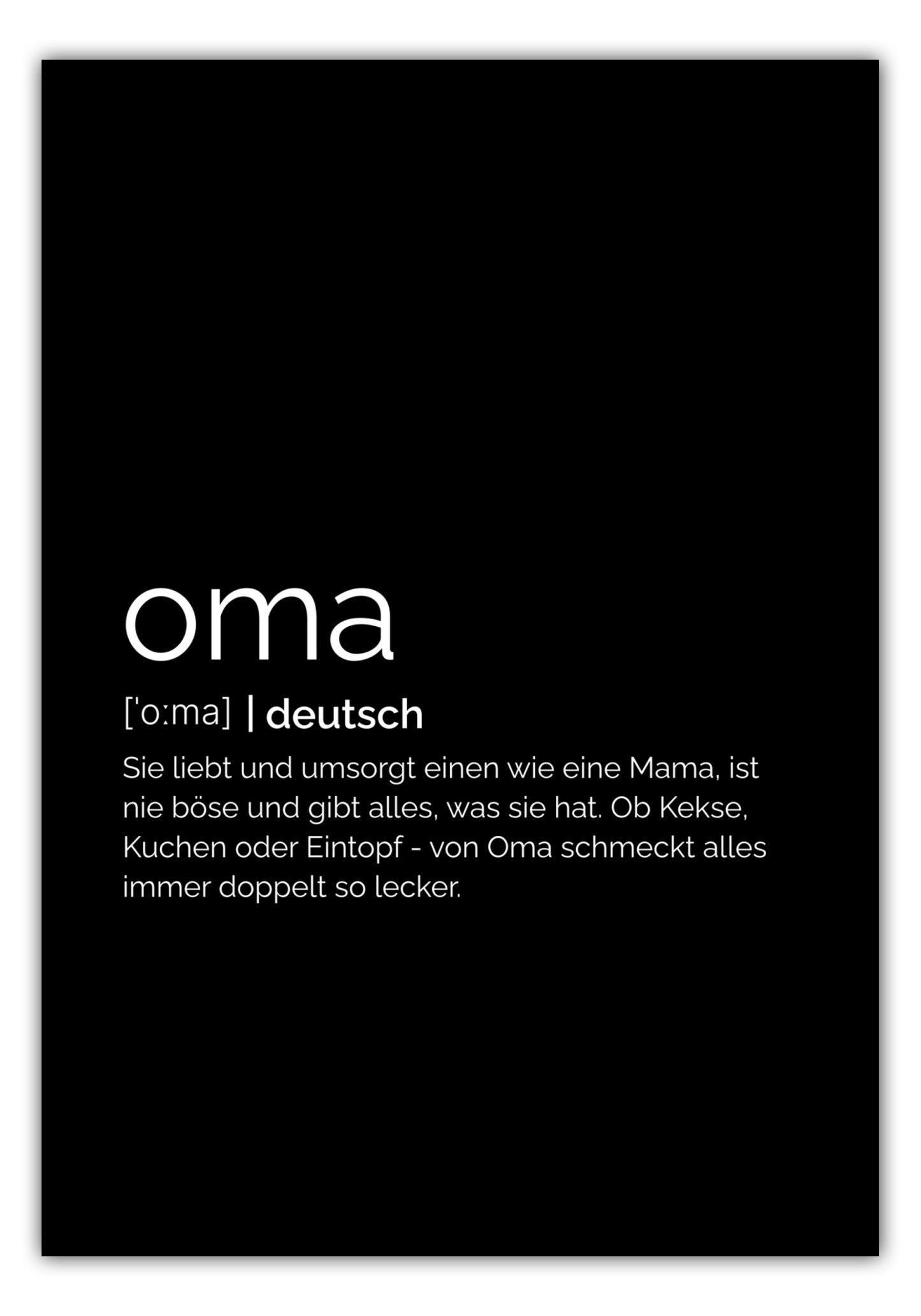 Poster Oma