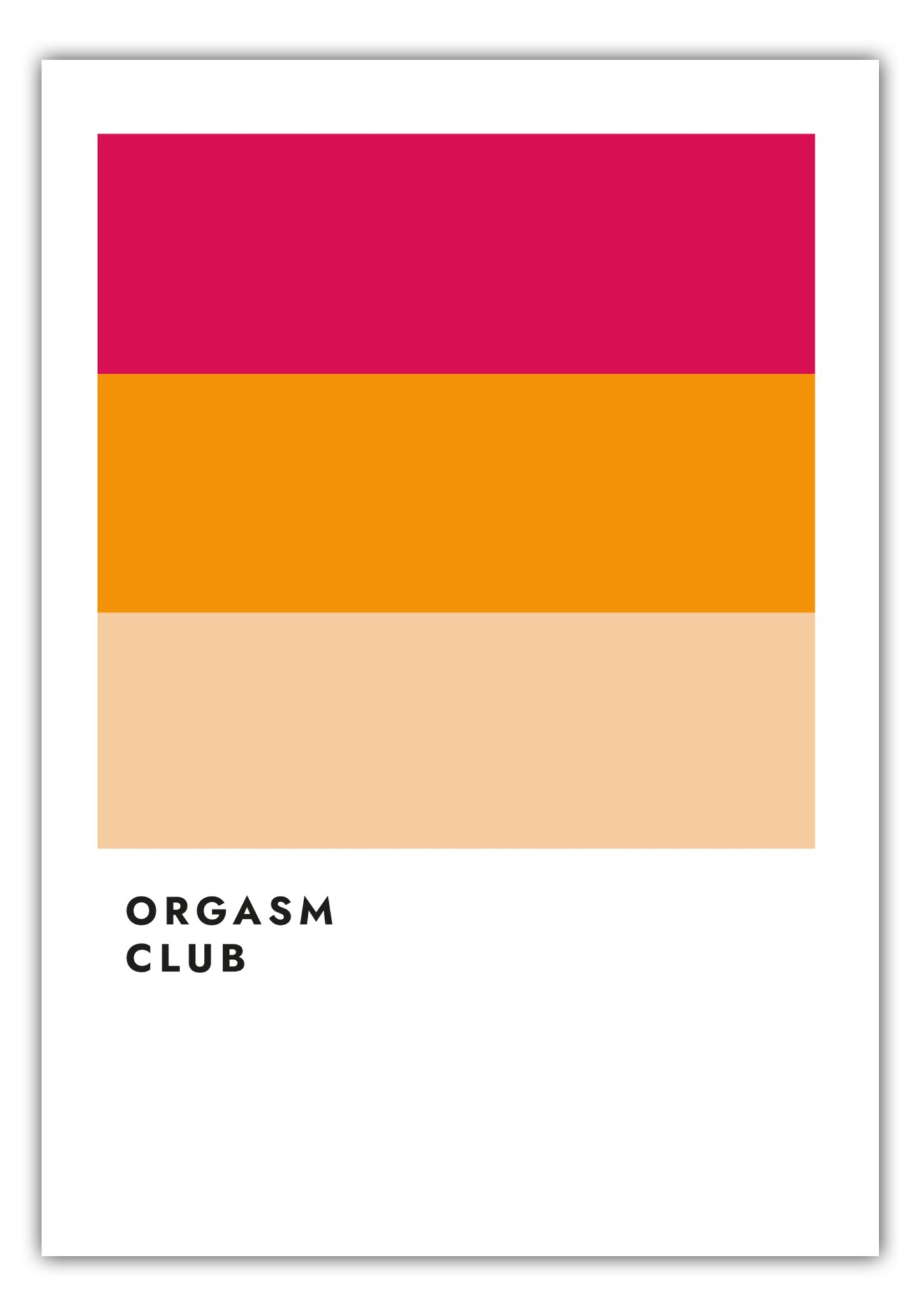 Poster Orgasm Club