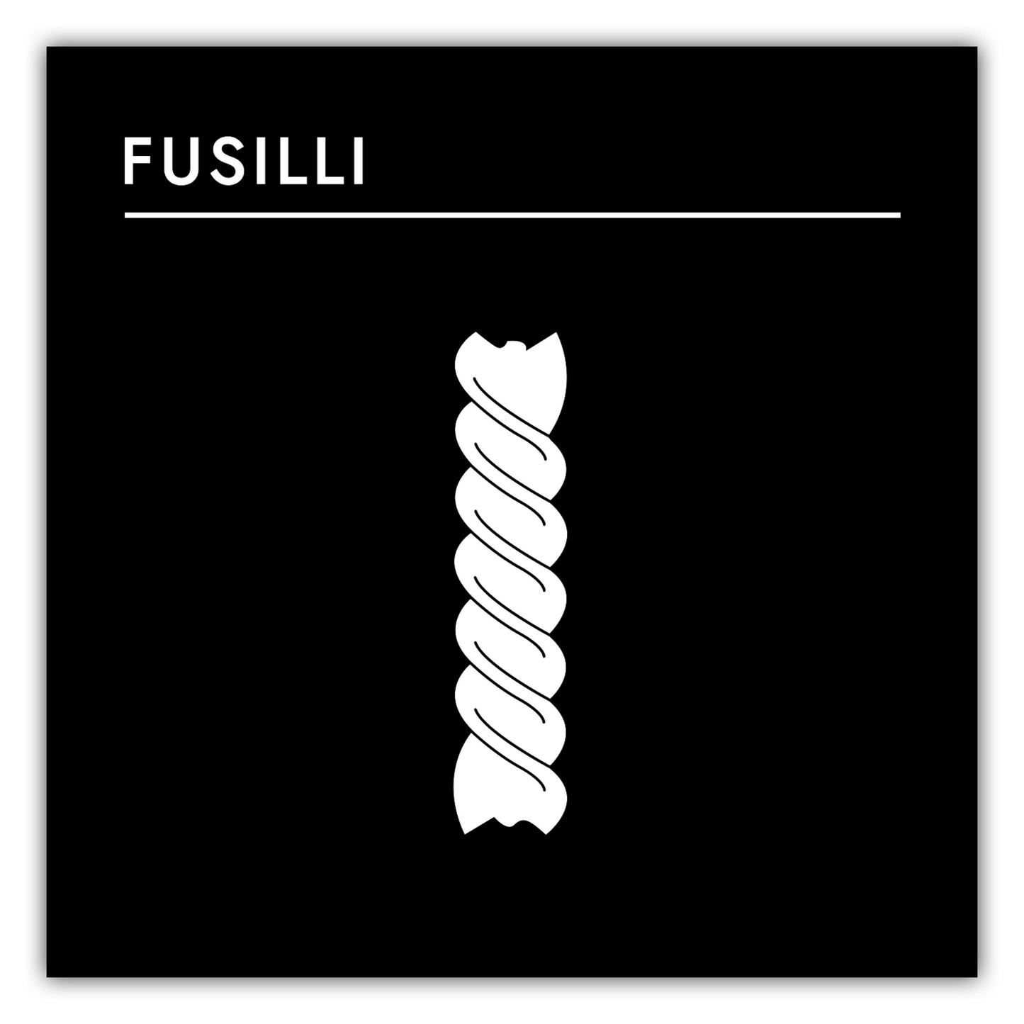 Poster Pasta - Fusilli