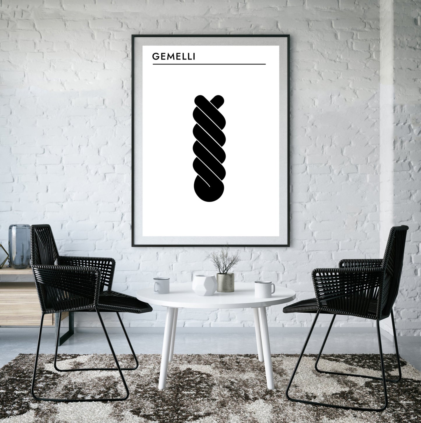 Poster Pasta - Gemelli