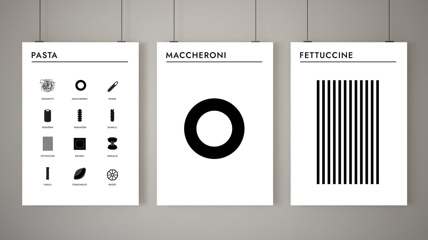 Poster Pasta - Maccheroni