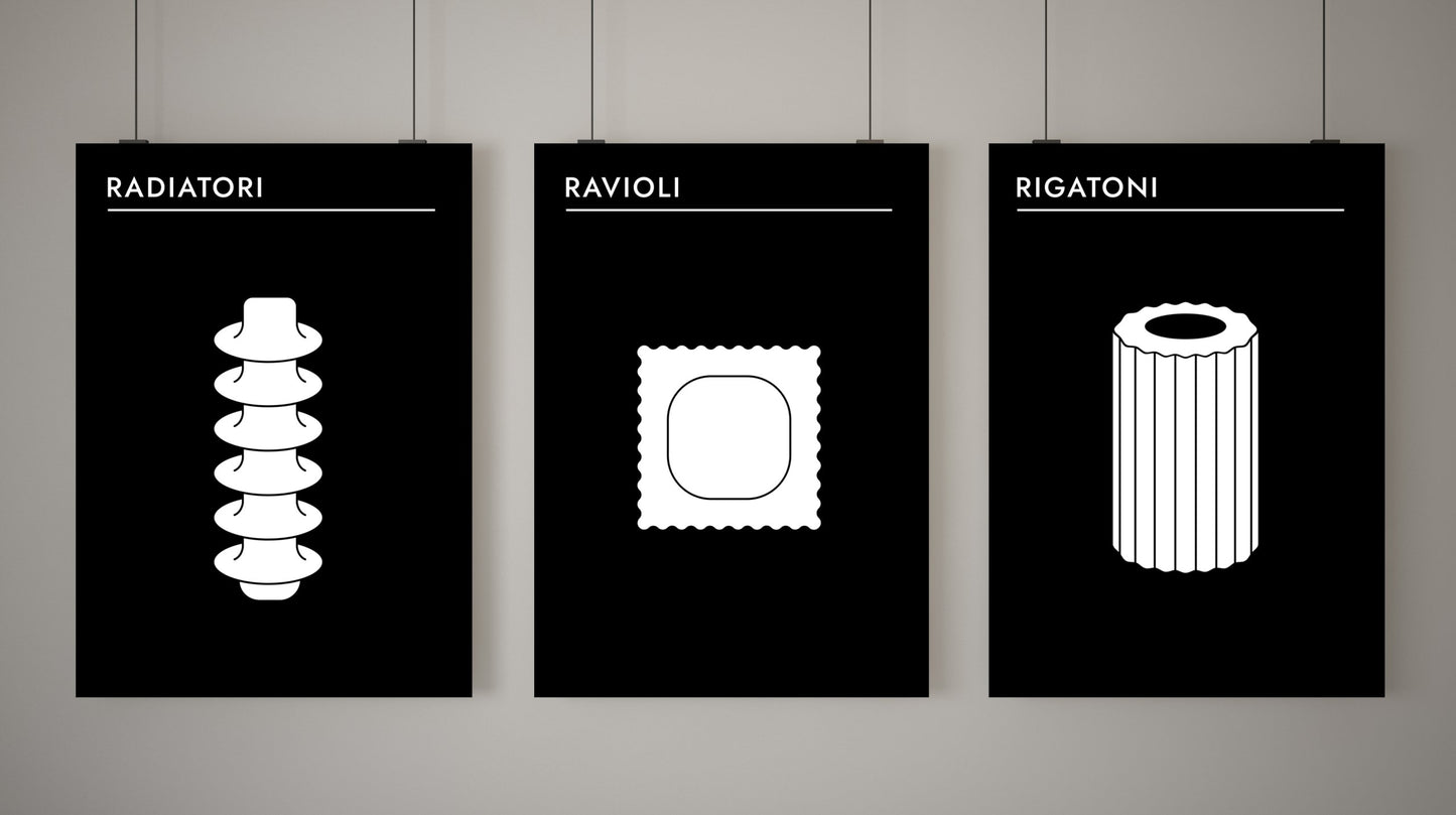 Poster Pasta - Radiatori