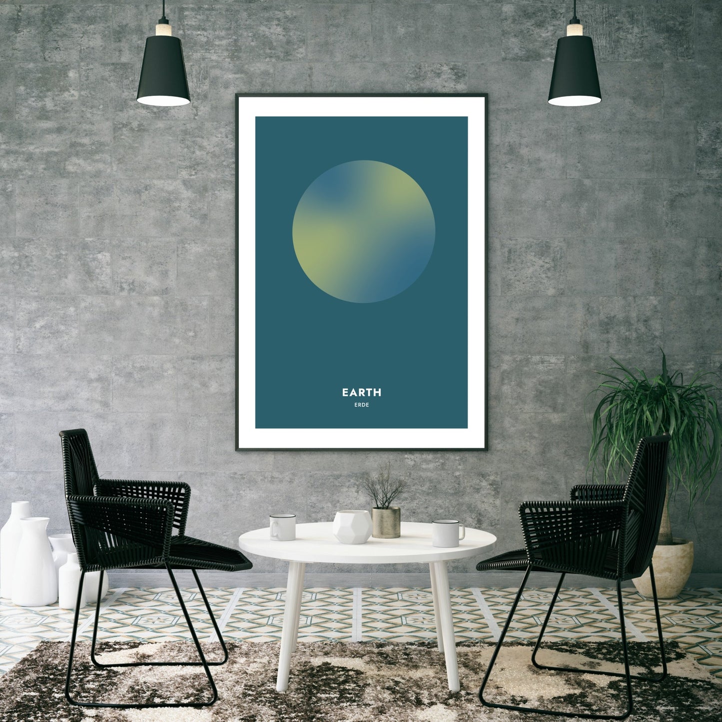 Poster Planeten - Erde - Earth