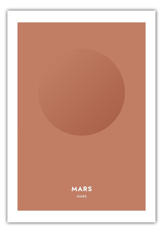 Poster Planeten - Mars - Mars