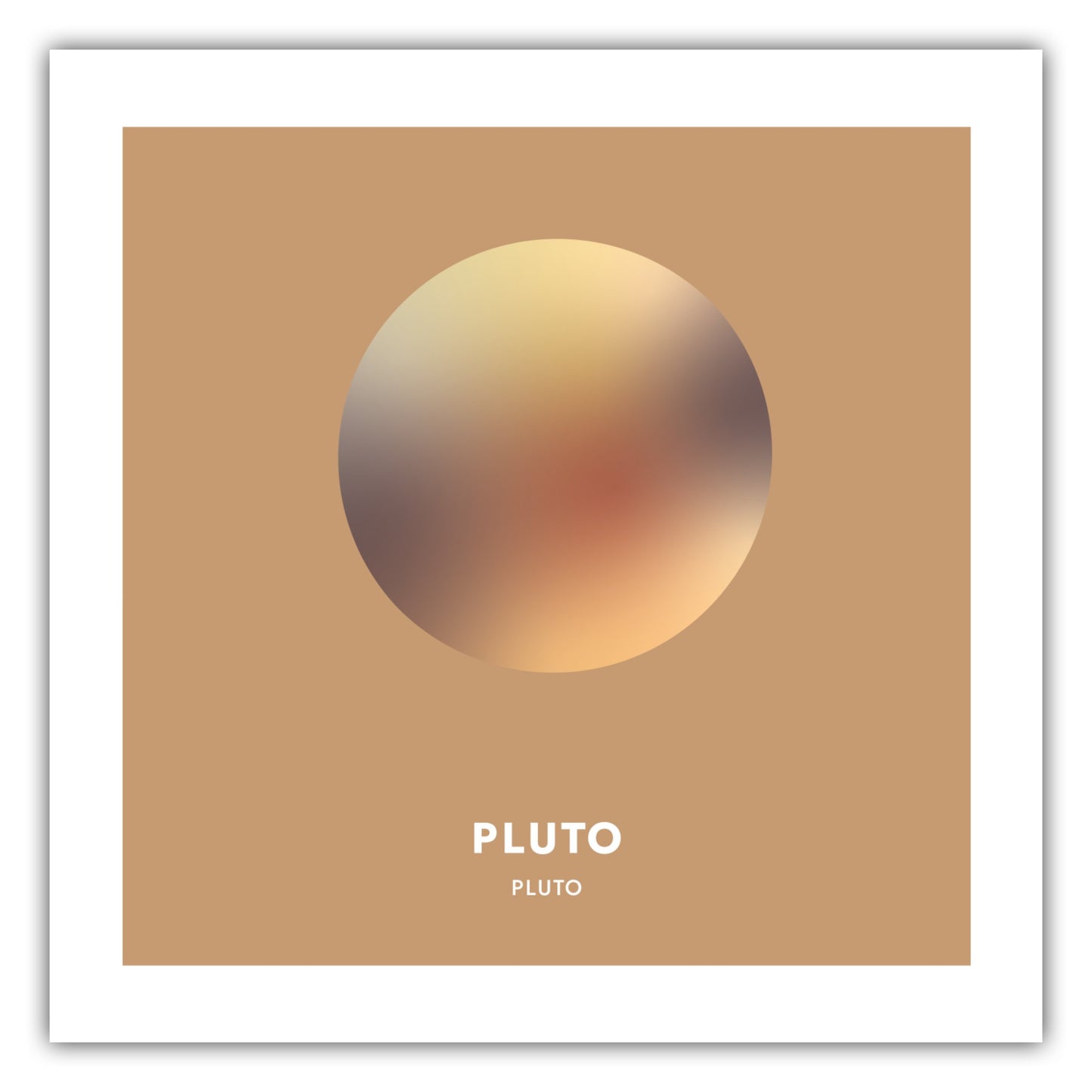 Poster Planeten - Pluto - Pluto
