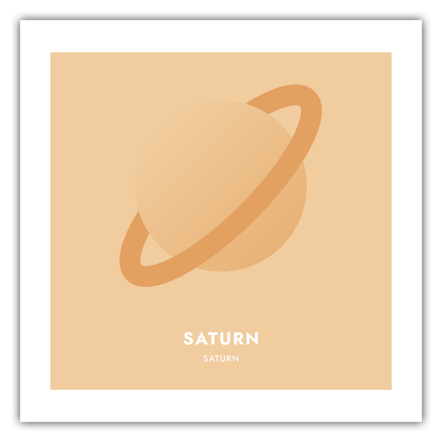Poster Planeten - Saturn - Saturn