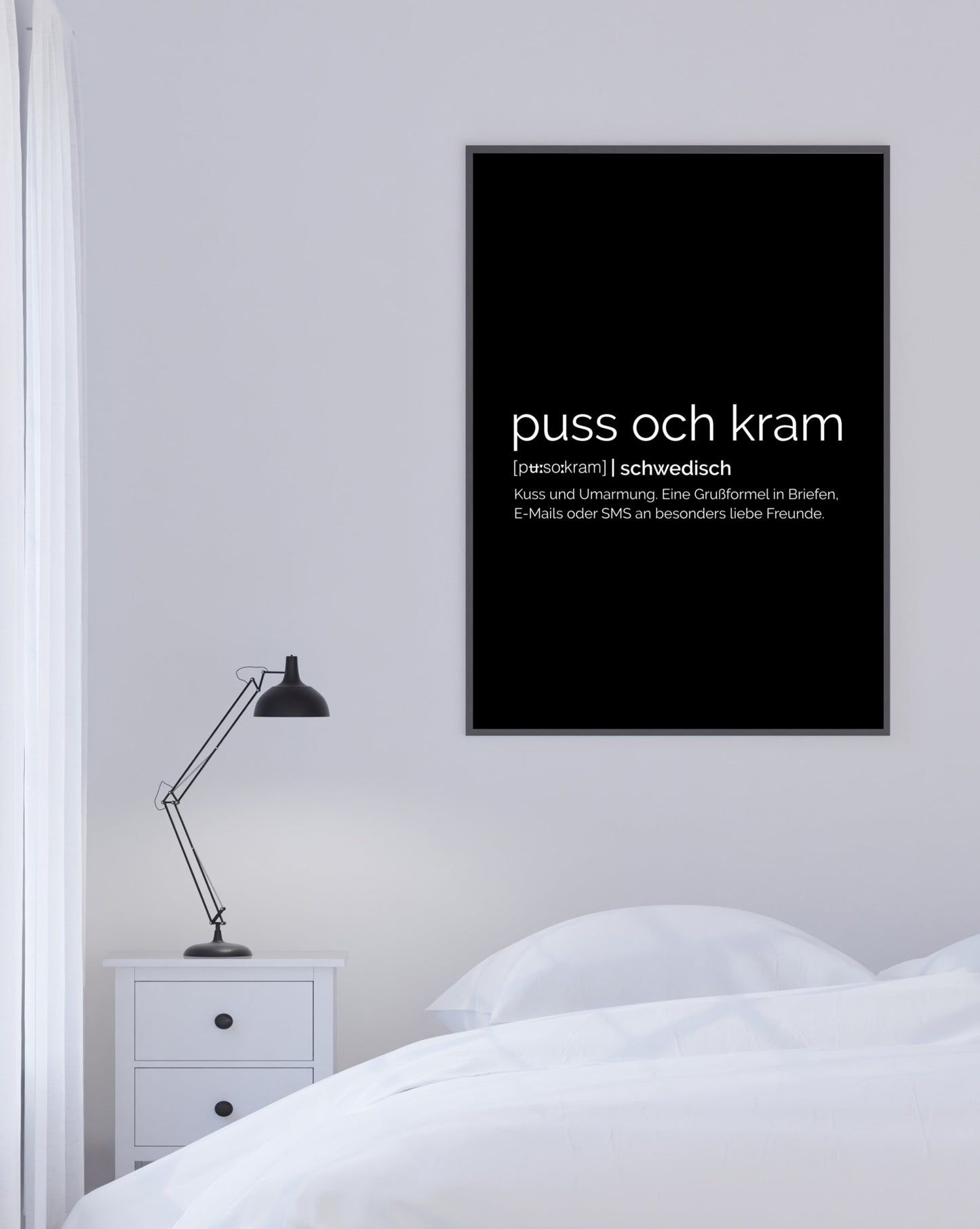 Poster Puss och Kram