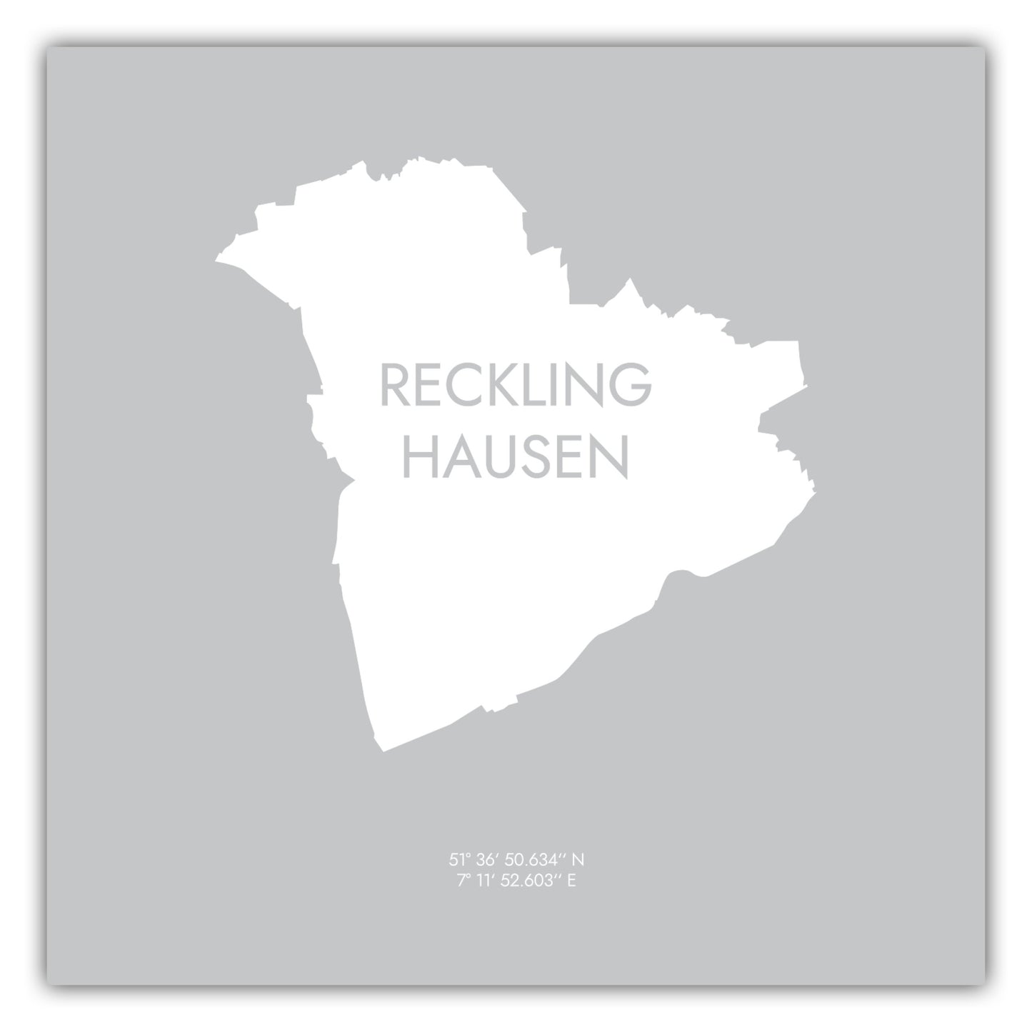 Poster Recklinghausen Koordinaten #6