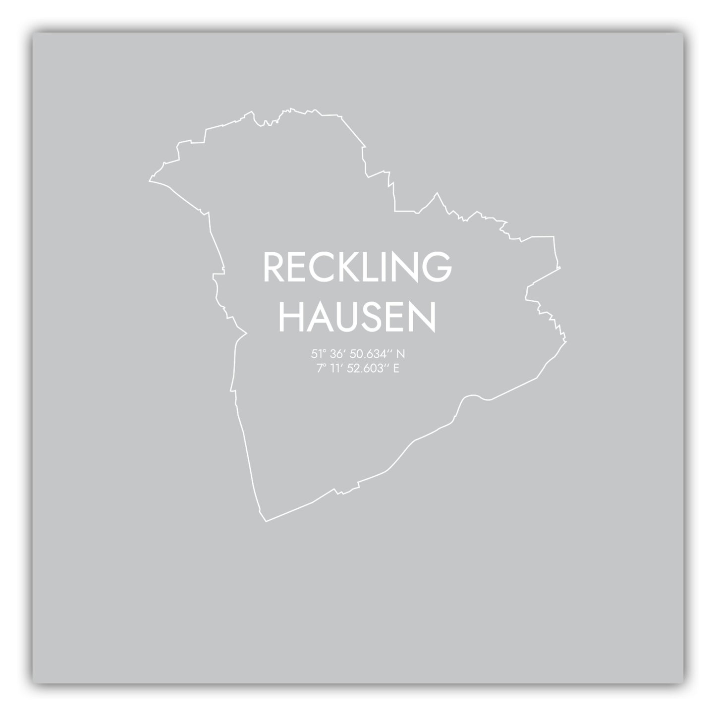 Poster Recklinghausen Koordinaten #7