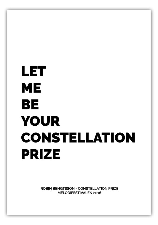 Poster Robin Bengtsson - Constellation Prize
