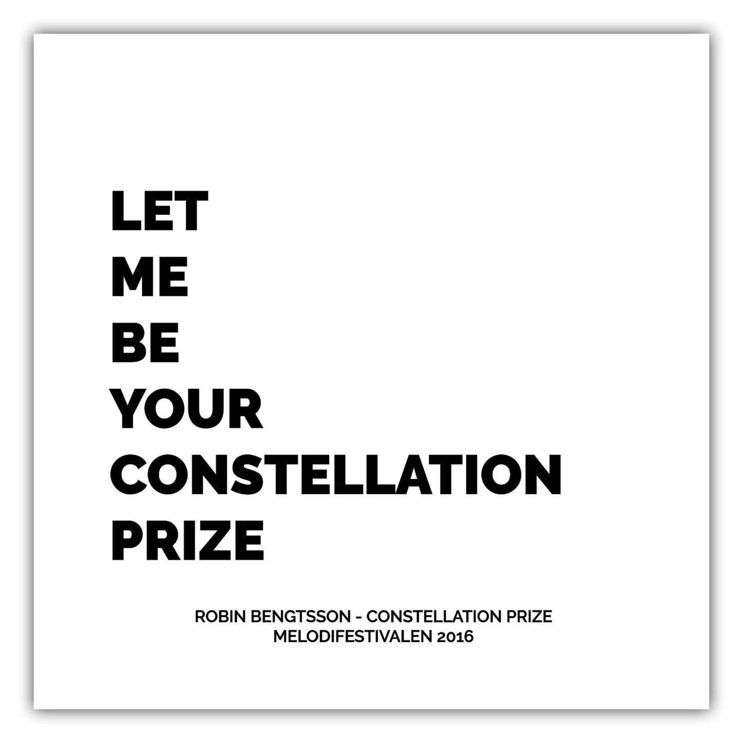Poster Robin Bengtsson - Constellation Prize