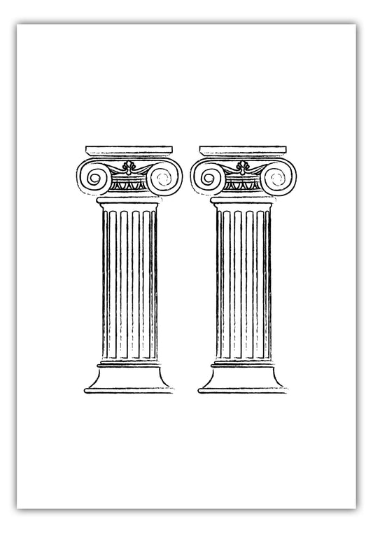 Poster Säulen