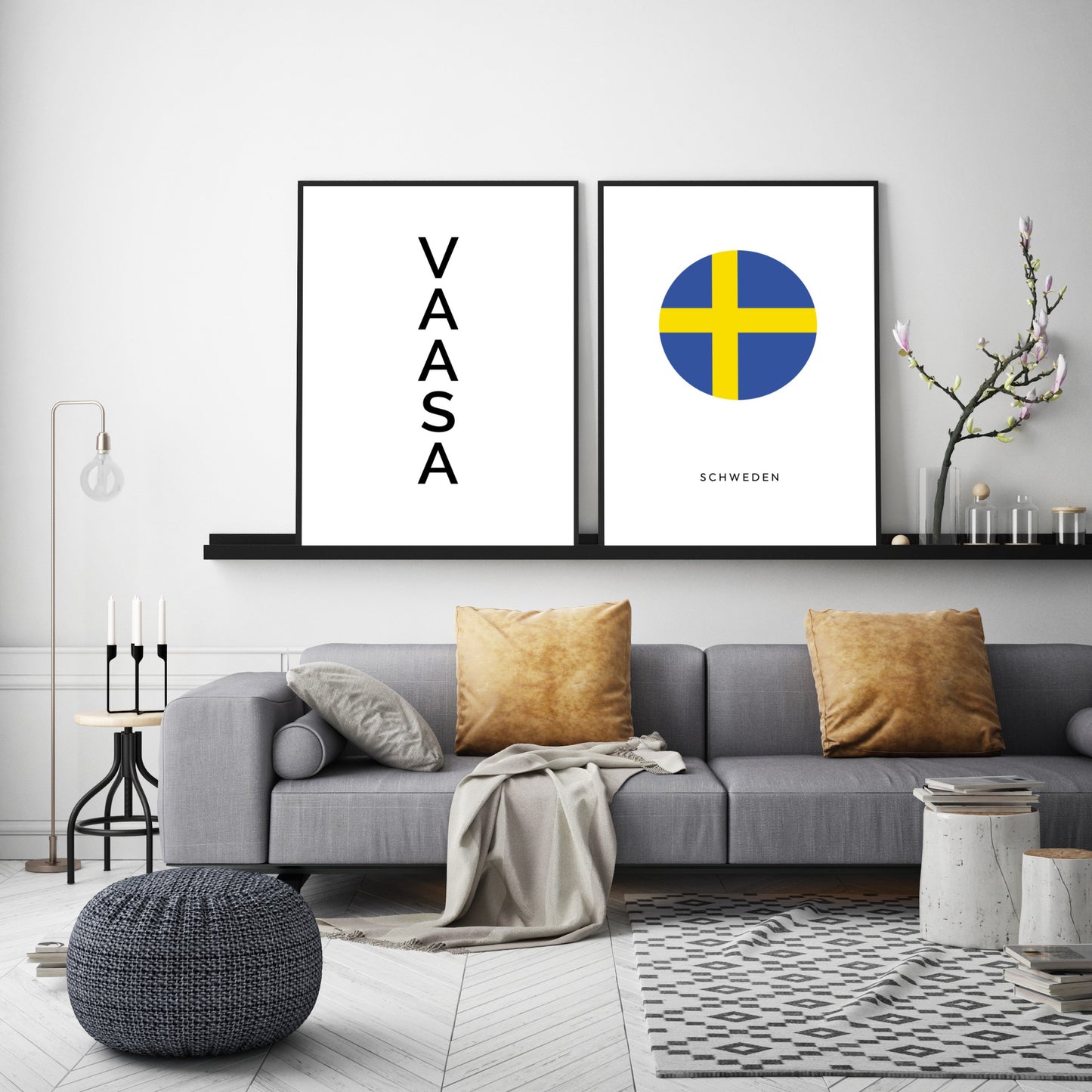 Poster Schweden Kreis