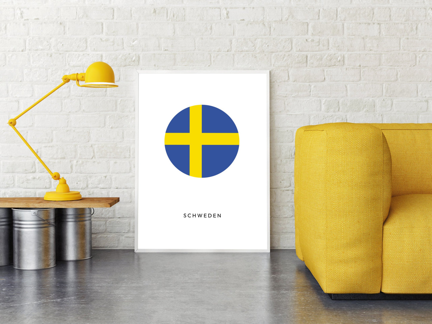 Poster Schweden Kreis