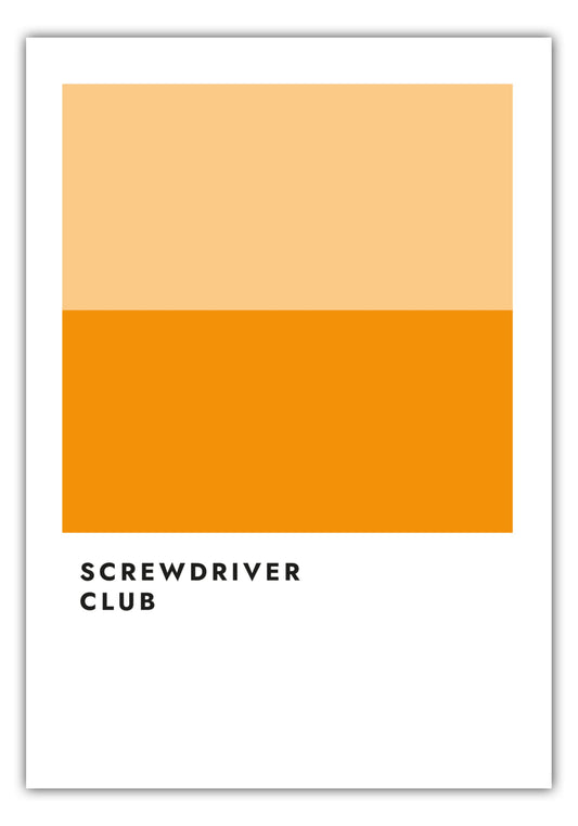 Poster Screwdriver Club